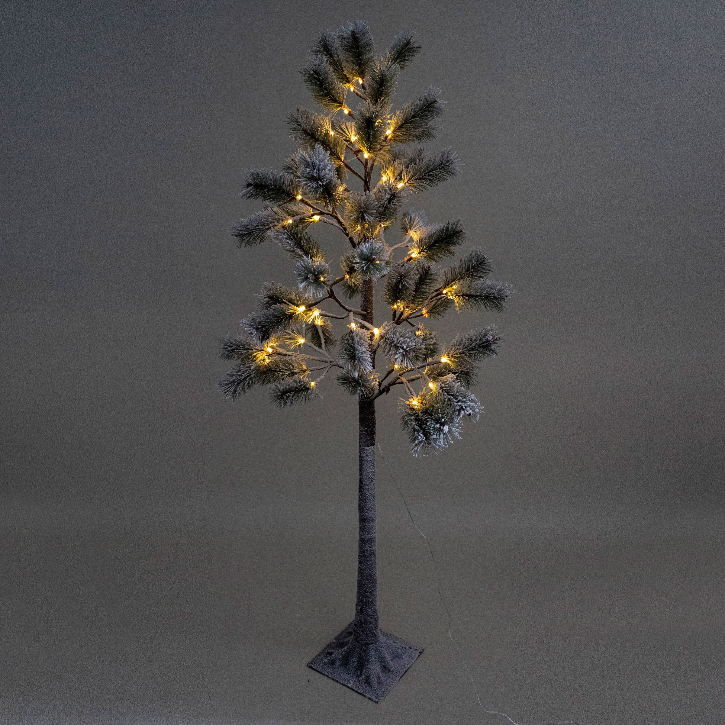 NOOR LIVING Dekolicht »LED Kieferbaum mit Schnee, Weihnachtsdeko aussen