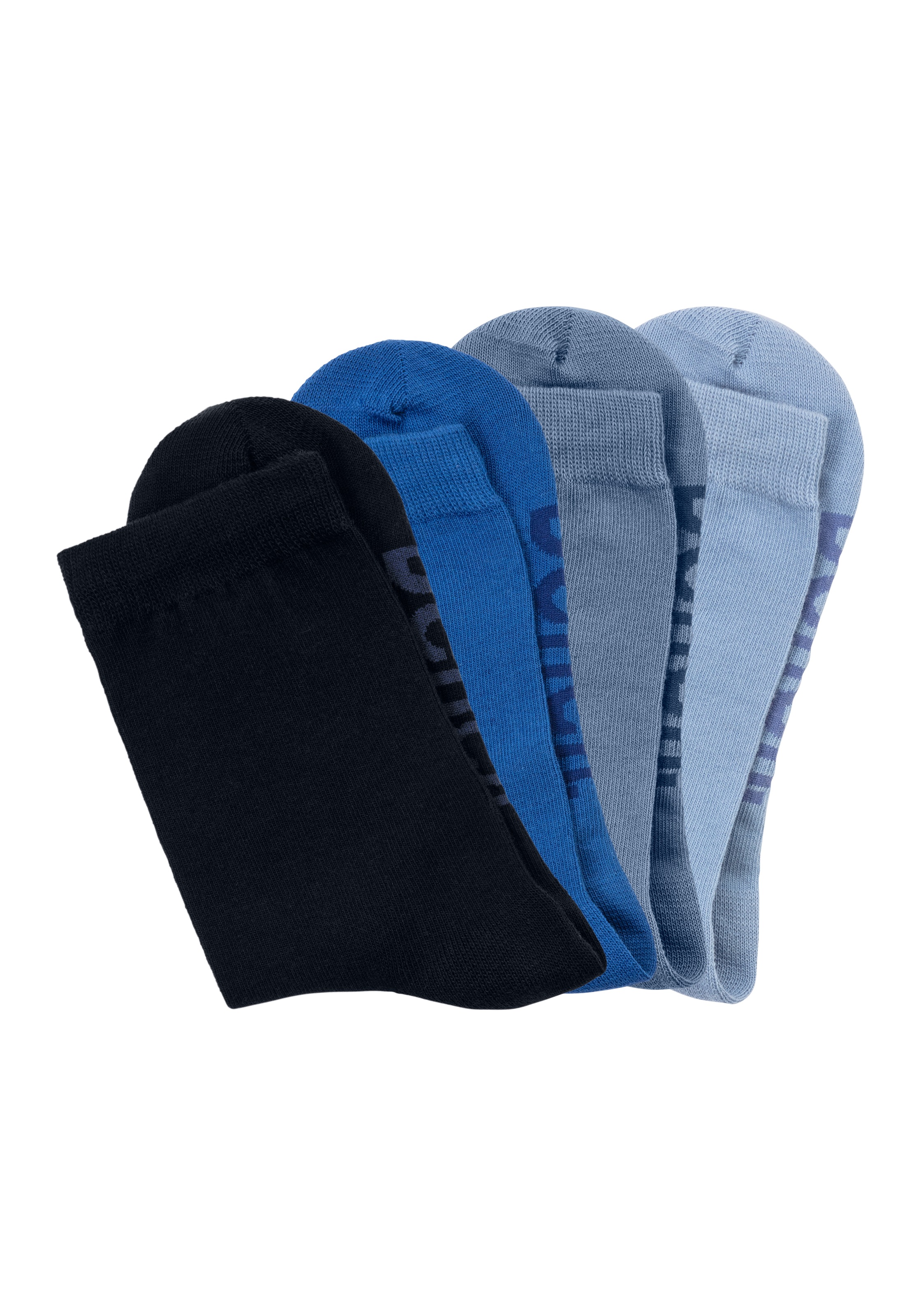 Bench. Socken, (Dose, 4 Paar), mit farbigen Innenbündchen, sortiert in edler Geschenkdose