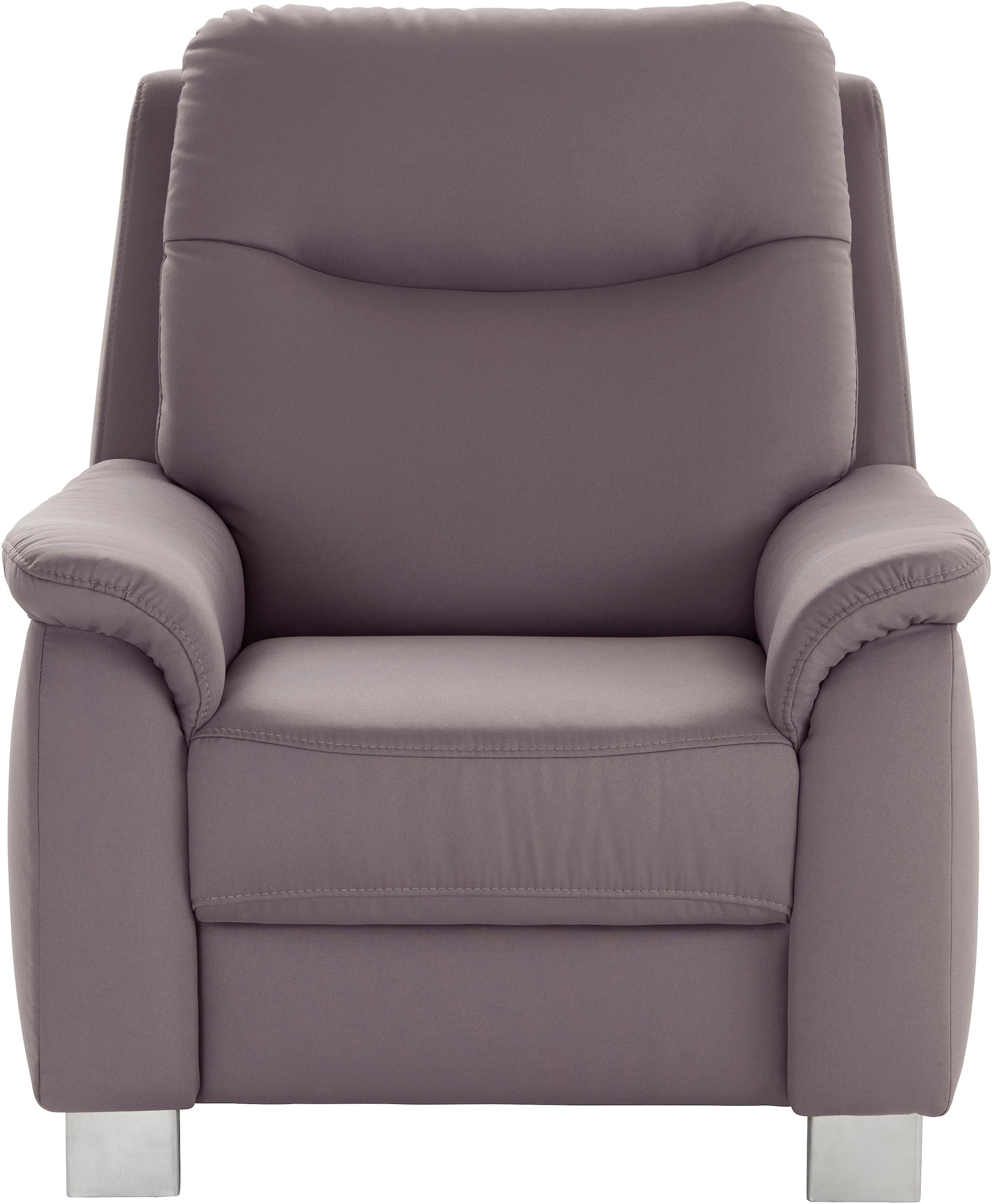 sit&more Fauteuil »Boccaccio« inklusive Federkern und Kopfteilverstellung,