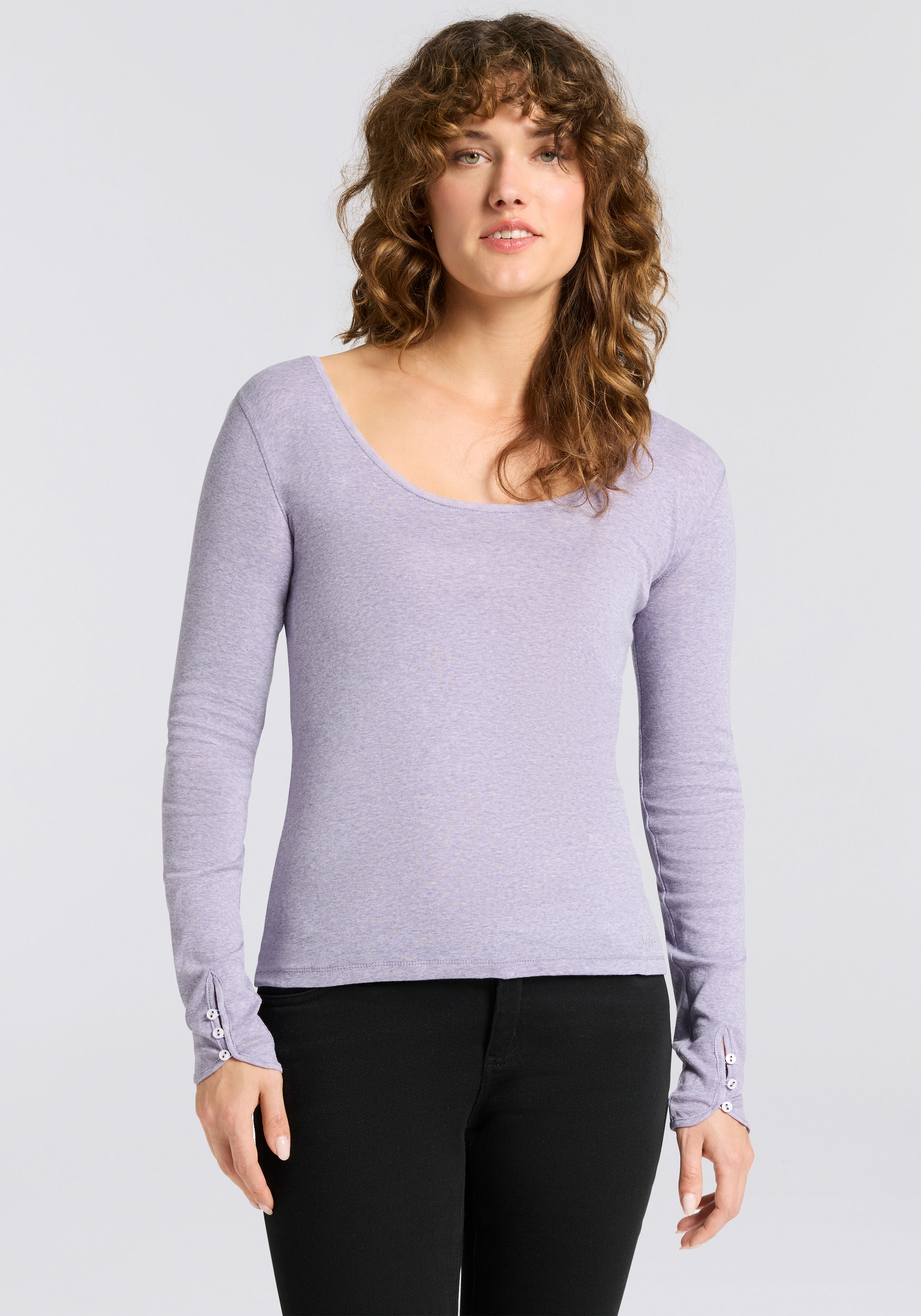 BOSS ORANGE Langarmshirt »Edeline Premium Damenmode«
