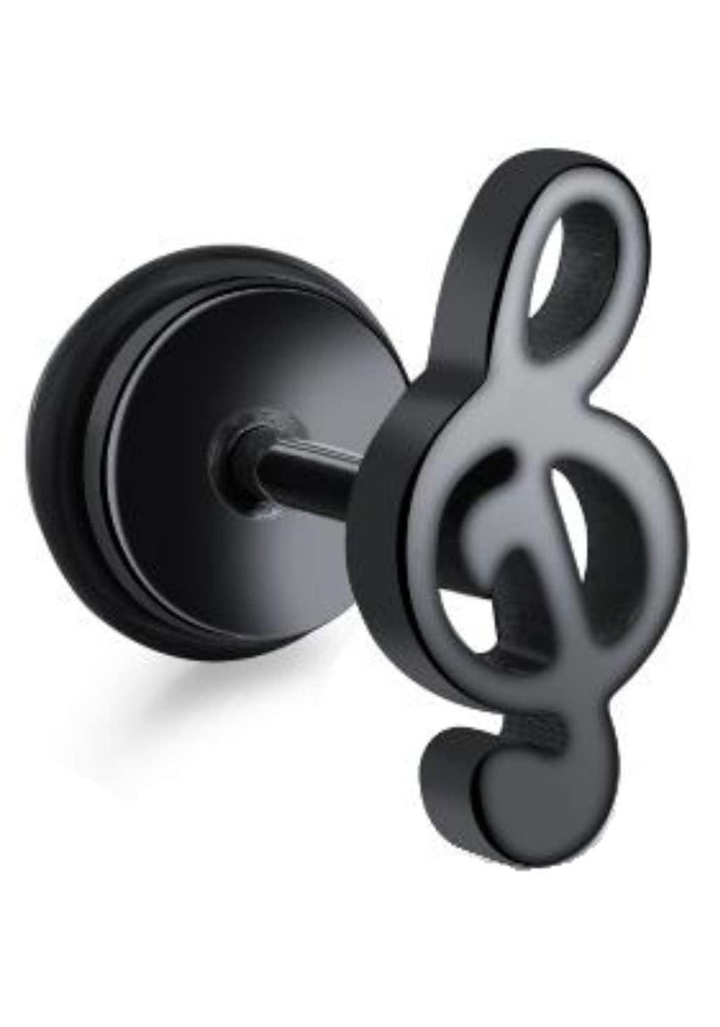 Image of Firetti Single-Ohrstecker "Schmuck Geschenk Ohrschmuck einzeln Notenschlüssel"