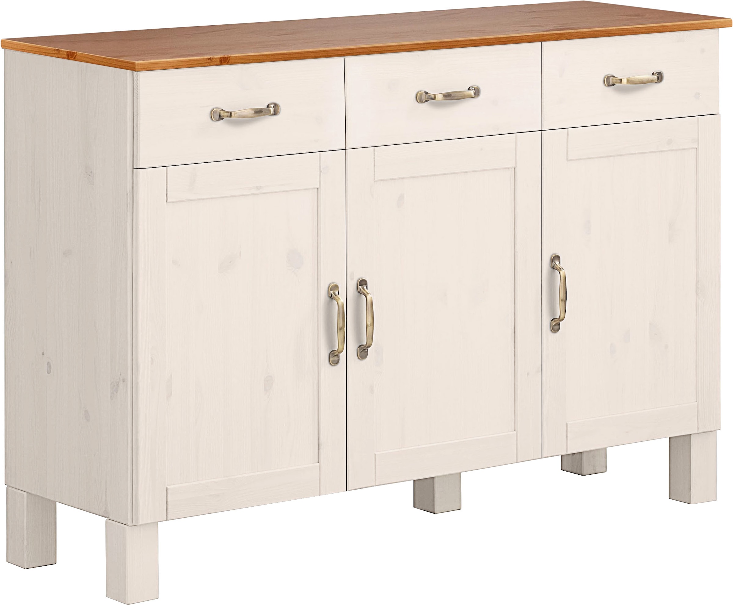 Image of Home affaire Sideboard "Alby" Breite 125 cm, 3 Türen, 2 Schubkästen