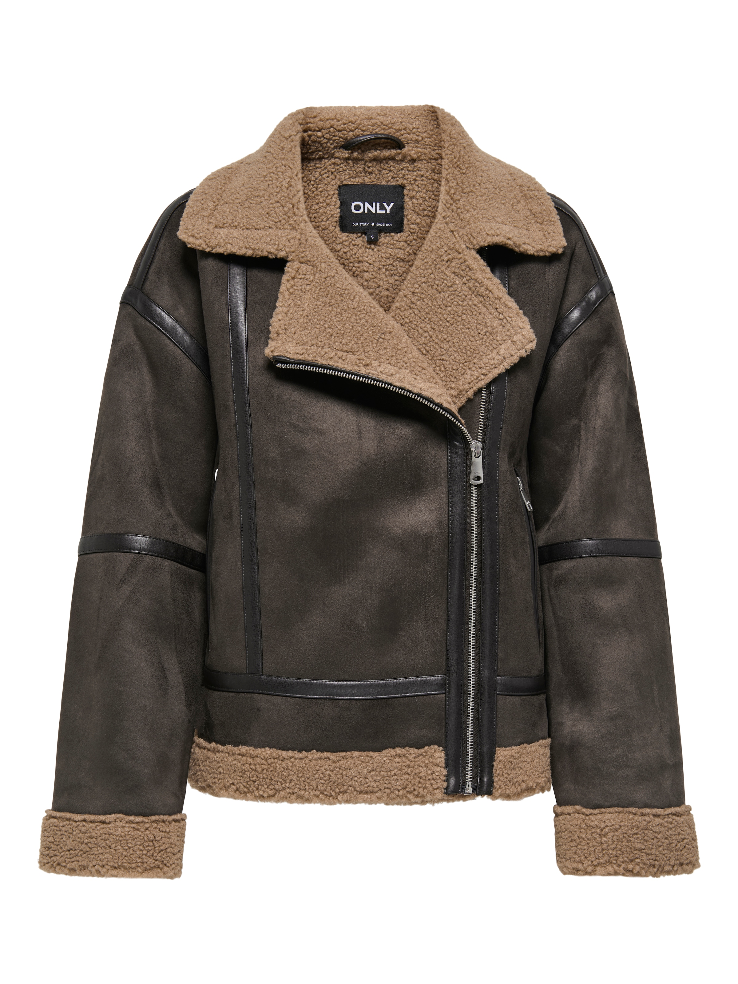 ONLY Pilotenjacke »ONLKENDRA BOND OVERSIZJACKET CC OTW« Kunstfaser