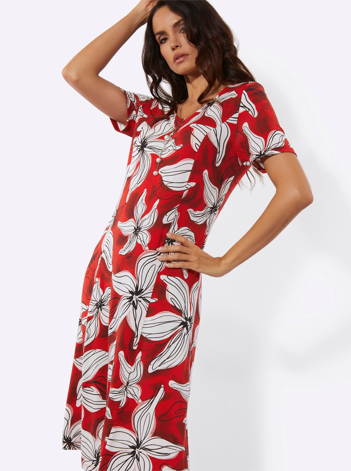 creation L Robe en jersey »Lyocell-Kleid«
