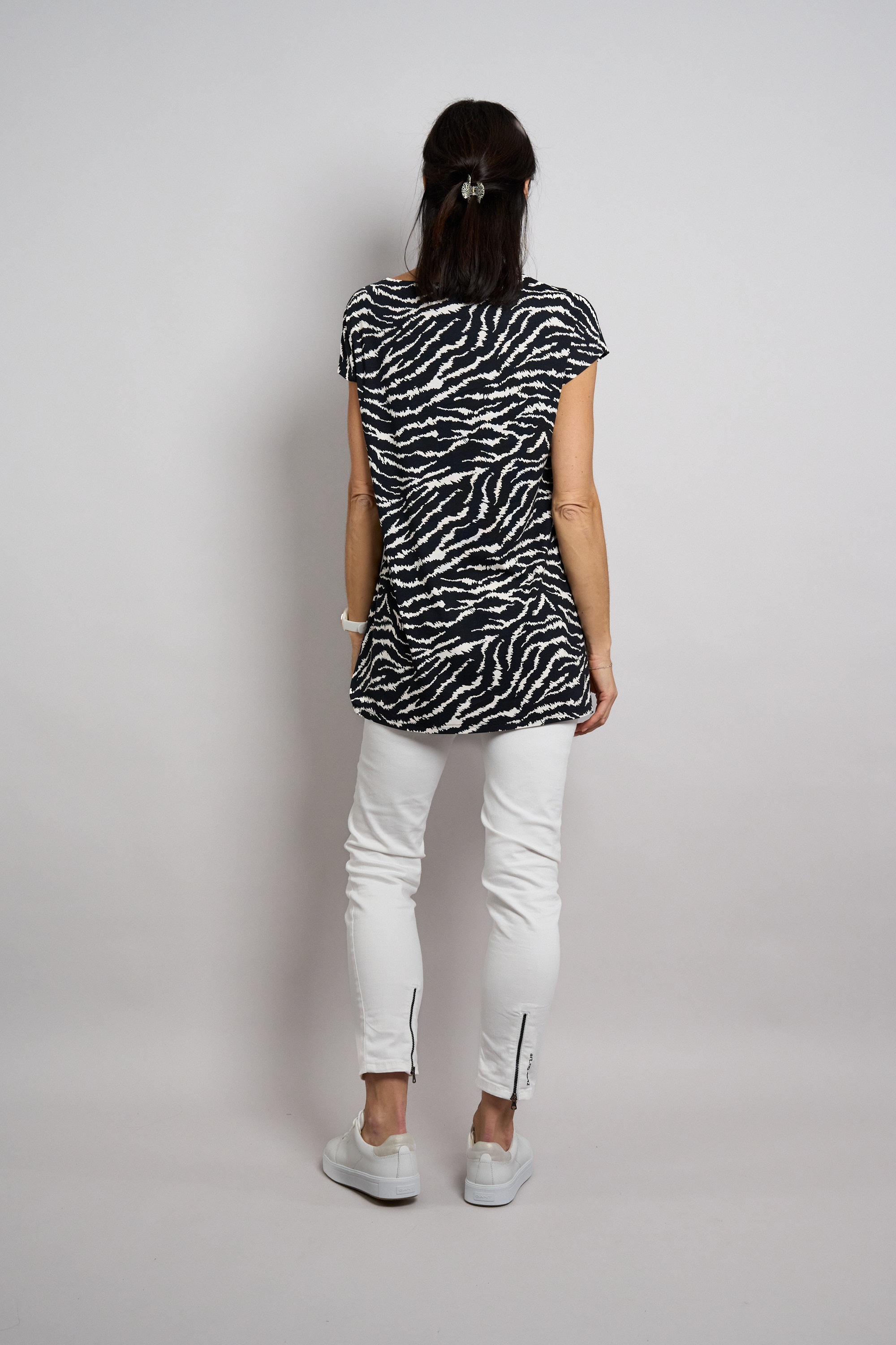 Seidel Moden T-shirt long »Otto exclusiv« avec imprimé animal/en viscose - MADE IN GERMANY