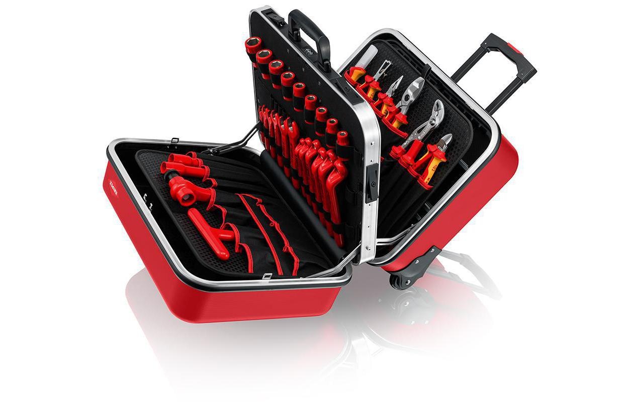 Image of Knipex Werkzeugset »BIG Twin Move RED Elektro«, (46 St.) bei Ackermann Versand Schweiz