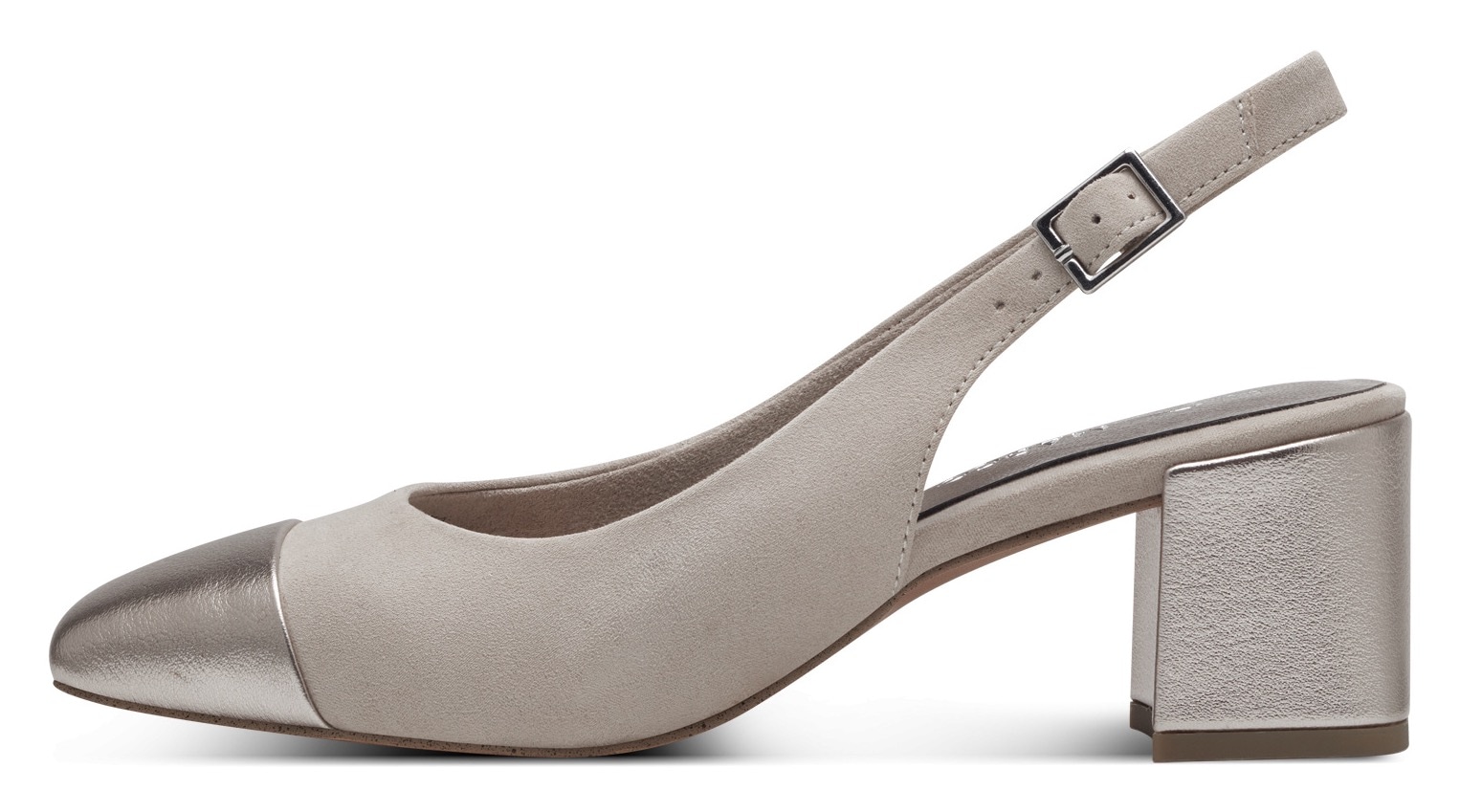 MARCO TOZZI Slingpumps, Abendschuh, Sommerschuh, Blockabsatz, in modischer Karreeform