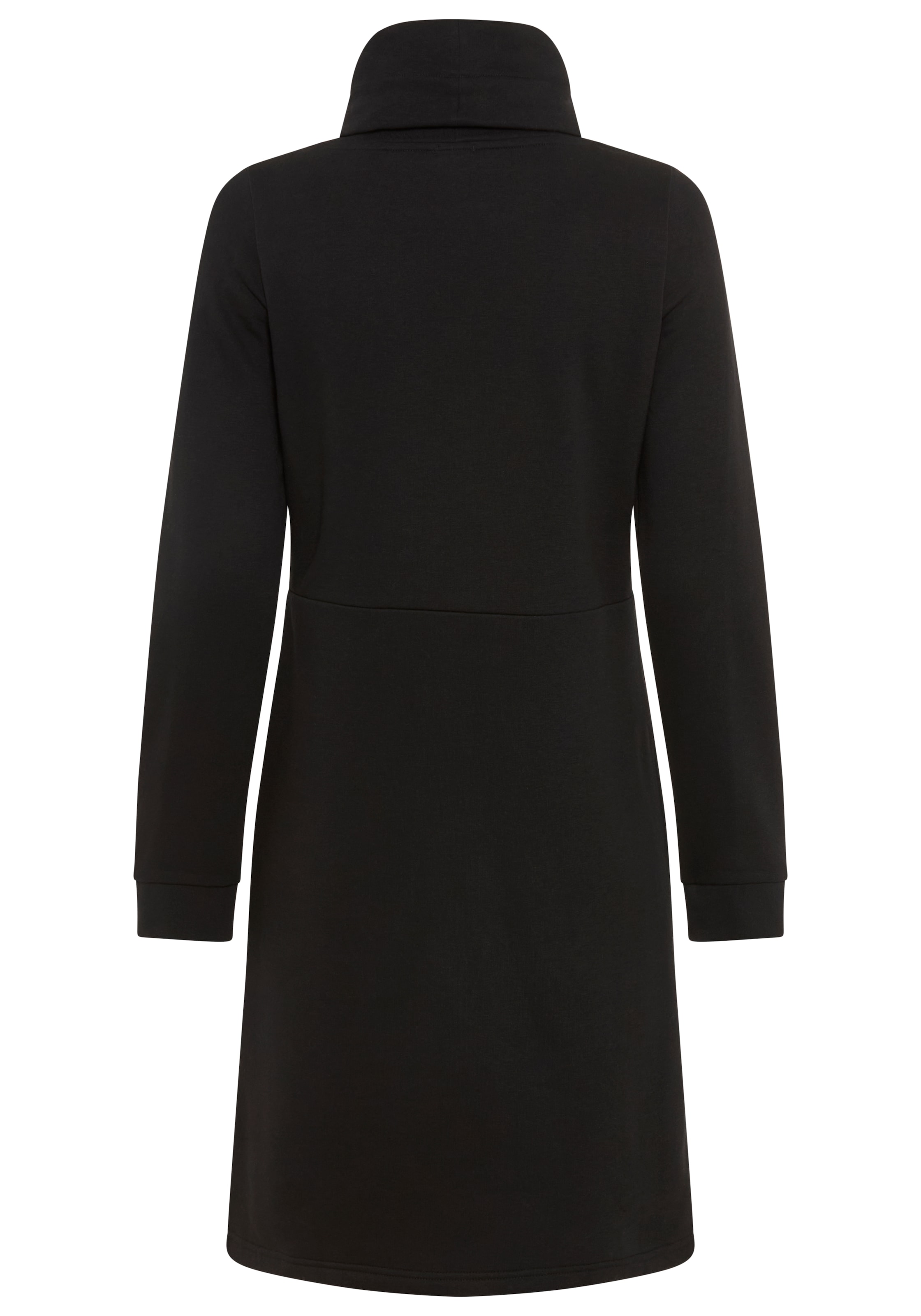 Laura Scott Sweatkleid, Weiche Baumwollmischung mit Stehkragen und Kordel