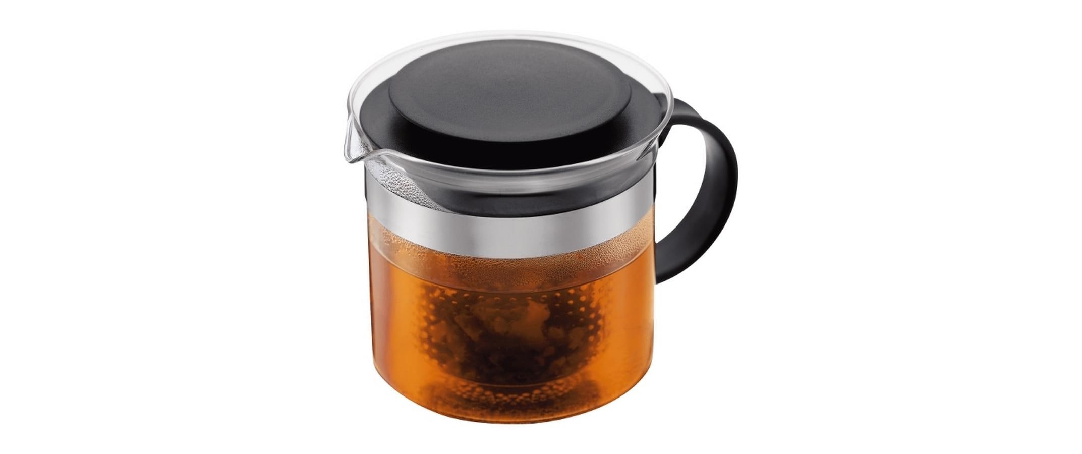 Image of Bodum Teebereiter "Bistro Nouveau Schwarz, 1,5 l"