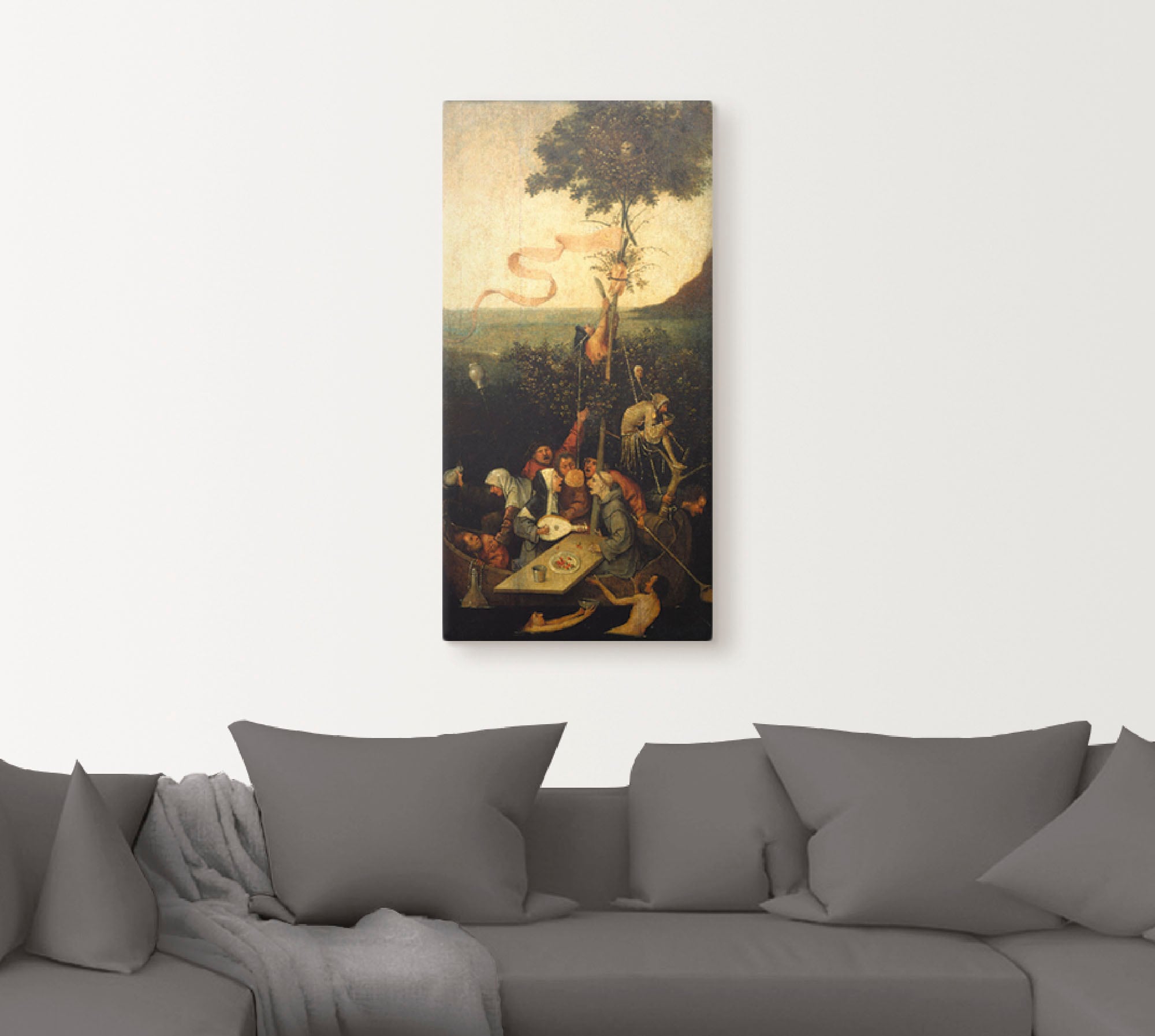 Artland Wandbild »Das Narrenschiff.«, Gruppen & Familien, (1 St.), als Leinwandbild, Wandaufkleber in verschied. Grössen