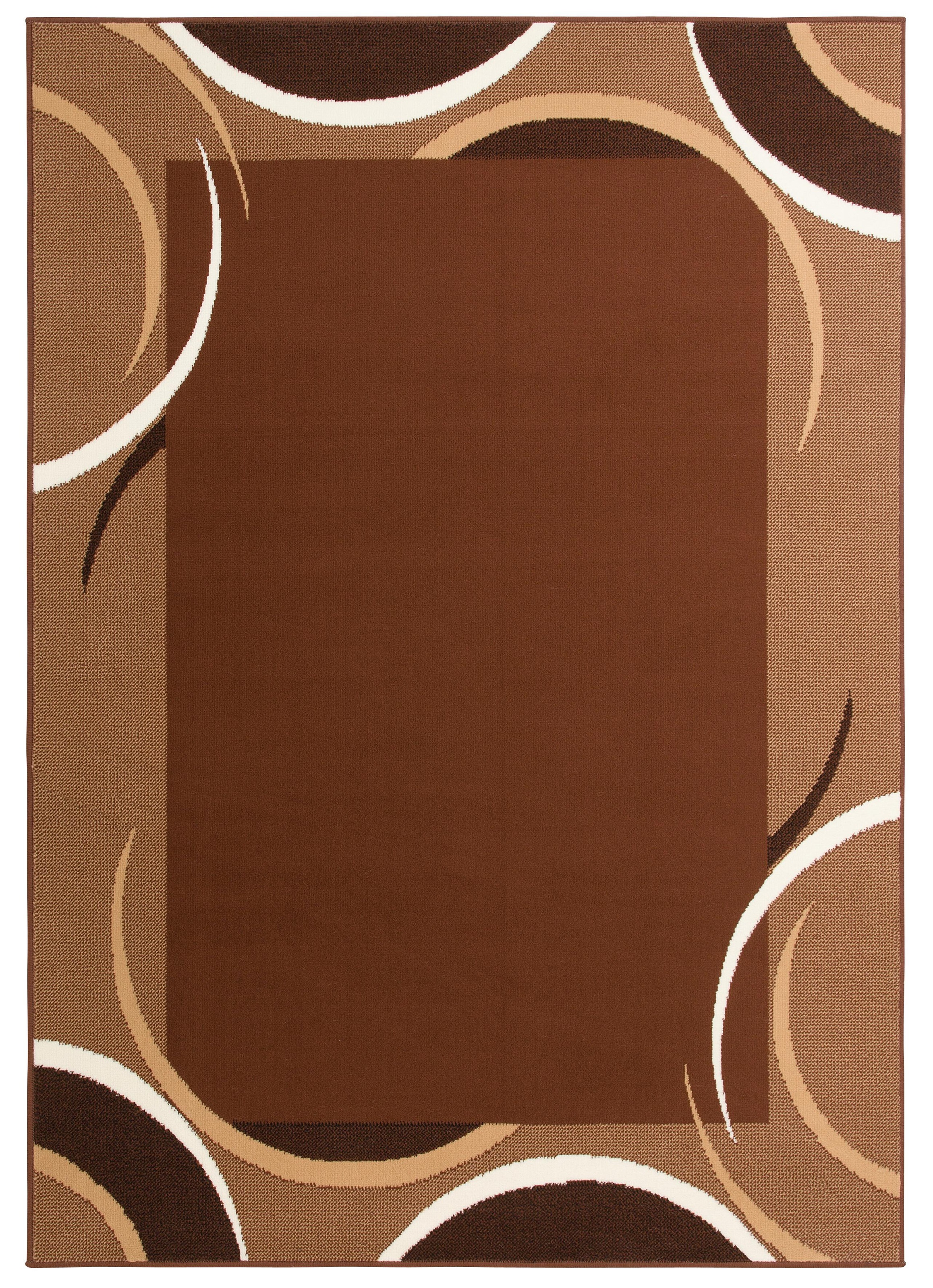 Image of GOODproduct Teppich "Noah" rechteckig 7 mm Höhe weiche Haptik, Teppich mit Bordüre, Kurzflor, verspieltes Design