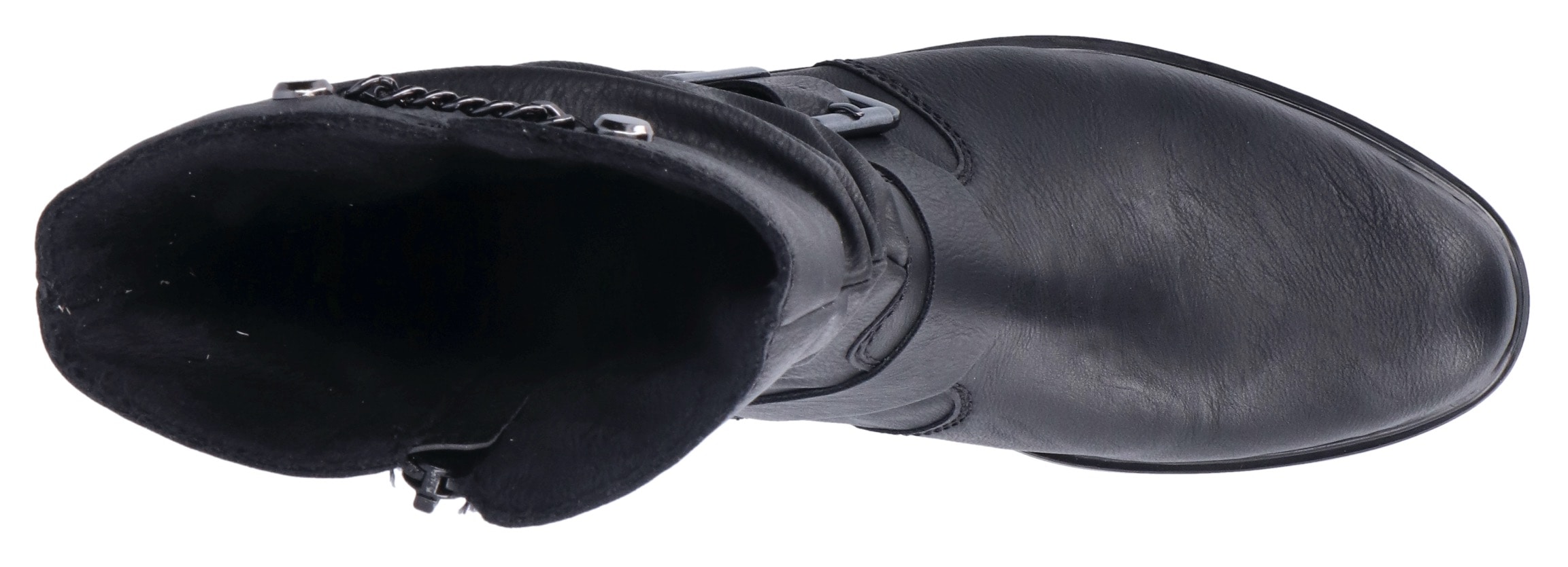 Rieker Stiefel, mit slouchy-Schaft und Zierkette