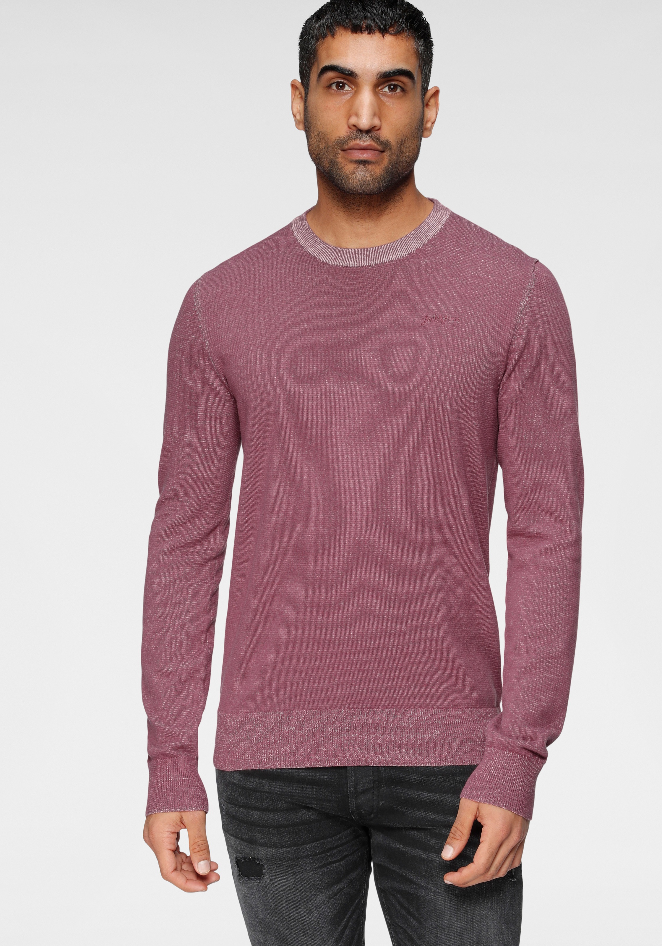 Image of Jack & Jones Rundhalspullover »LION KNIT CREWNECK« bei Ackermann Versand Schweiz