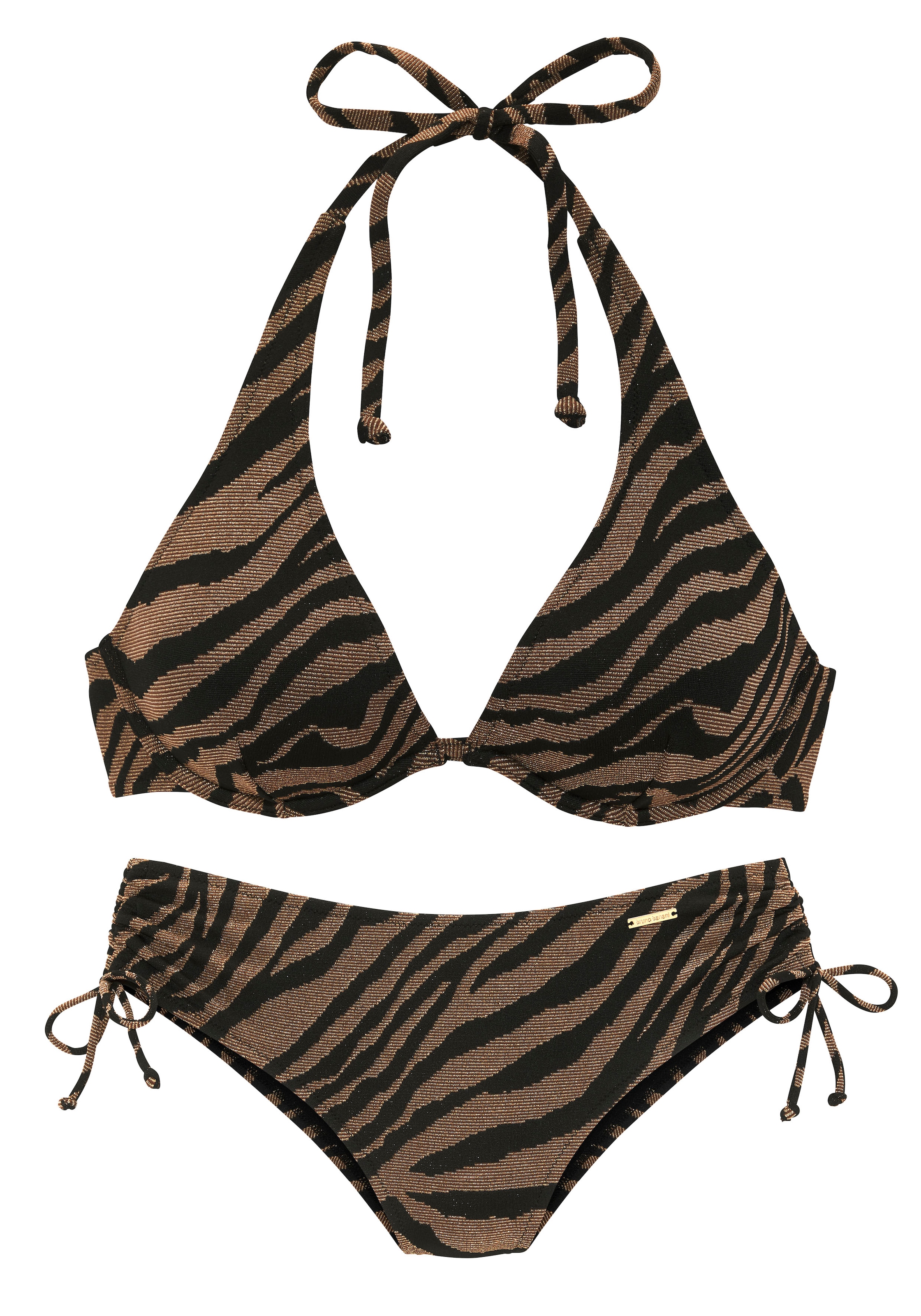 Bruno Banani Bügel-Bikini, in zweifarbiger Animal-Optik