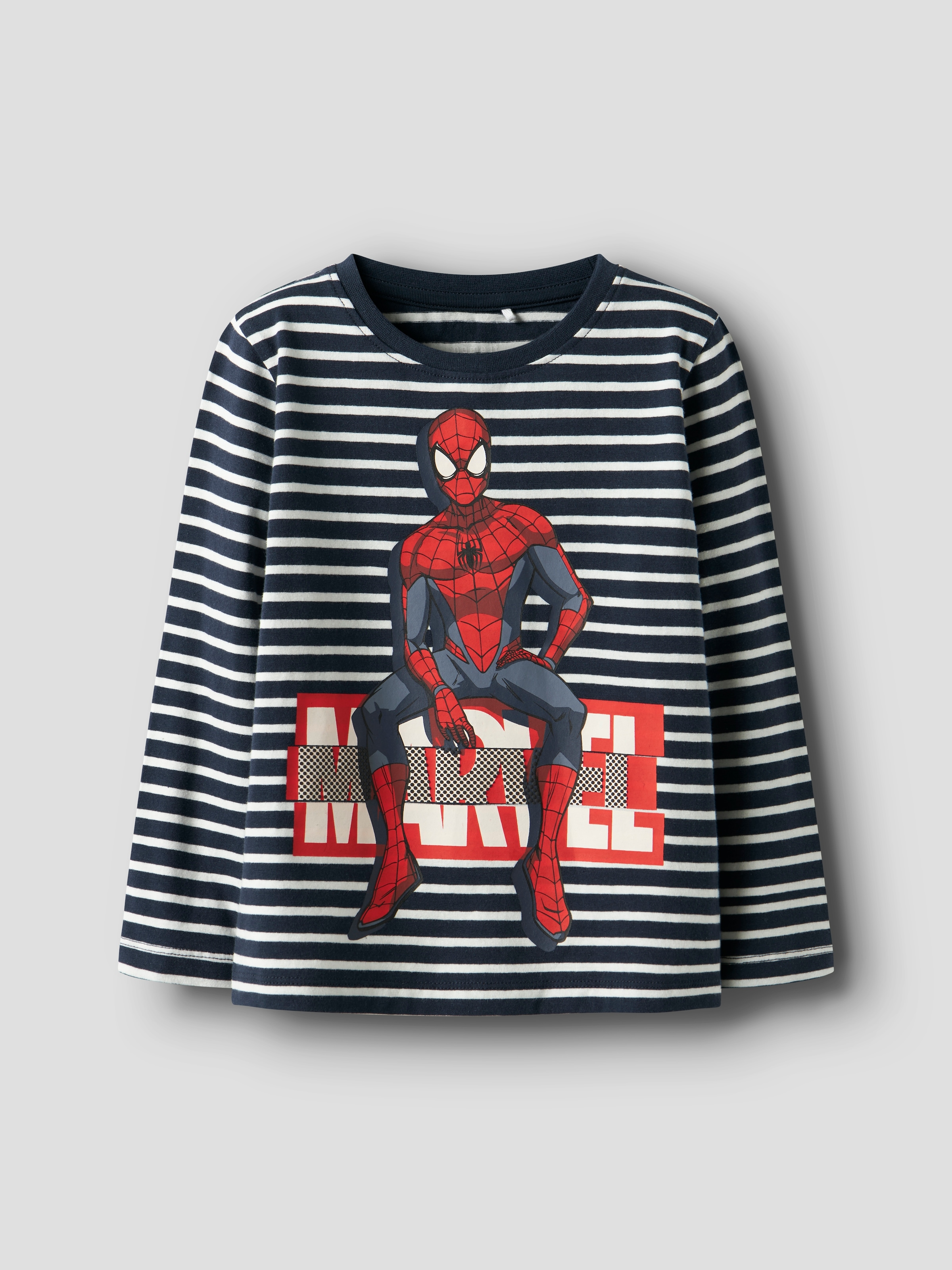 Image of Name It Langarmshirt "NMMODYS SPIDER LS NREG TOP MAR"