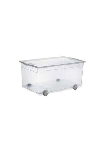 ROTHO Aufbewahrungsbox »Clearbox mit Rollen 63 Liter«, (1 St.) kaufen