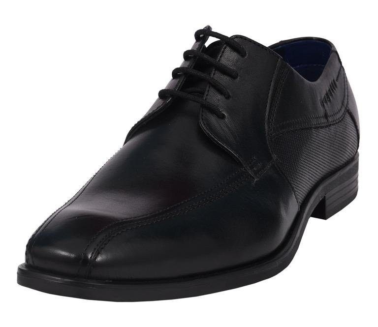 Image of bugatti Schnürschuh mit seitlicher Prägung, Freizeitschuh, Halbschuh, Schnürschuh