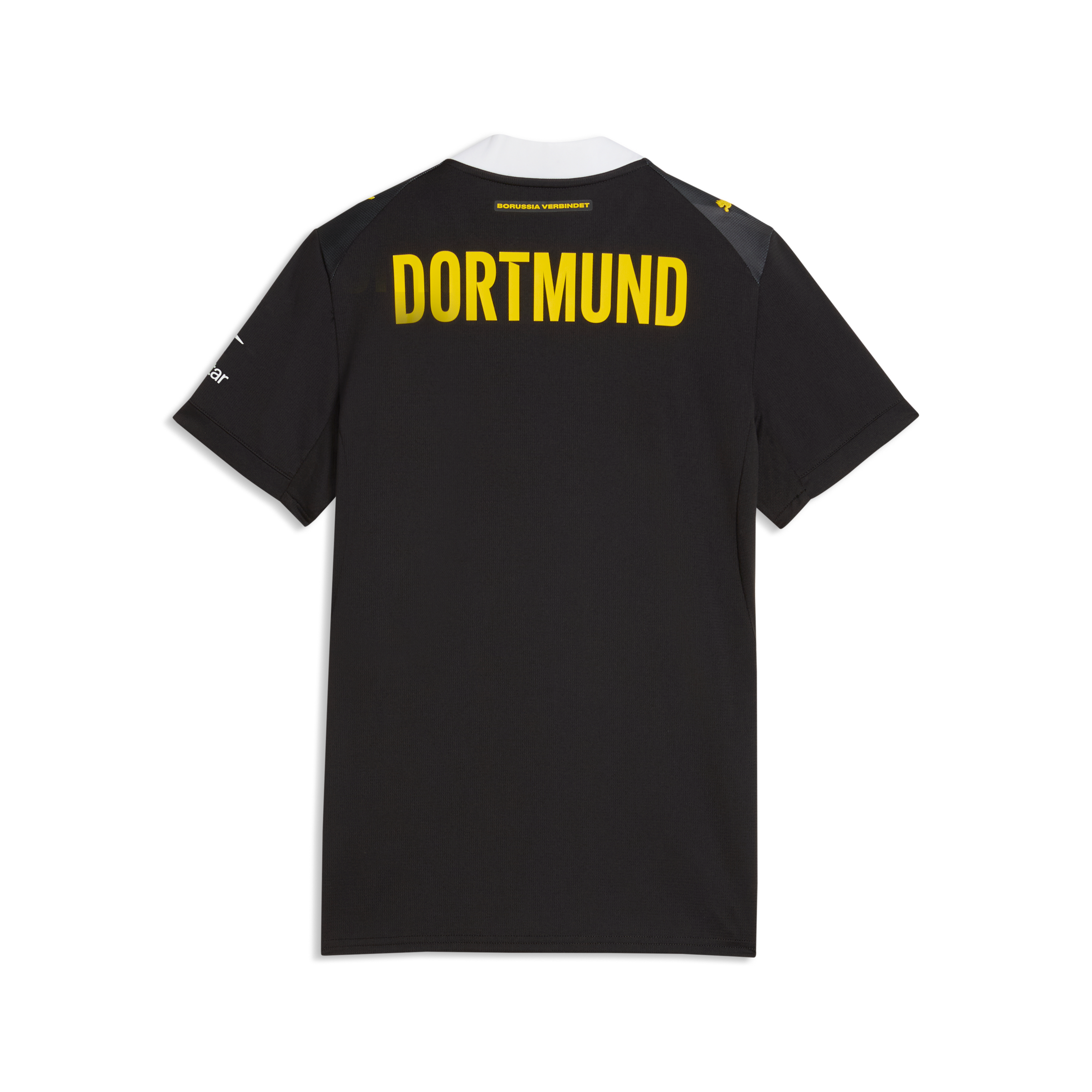 PUMA Maillot de foot »BVB AWAY JERSEY REPLICA W« avec technologie DryCELL, coupe régulière, col rond, manches courtes