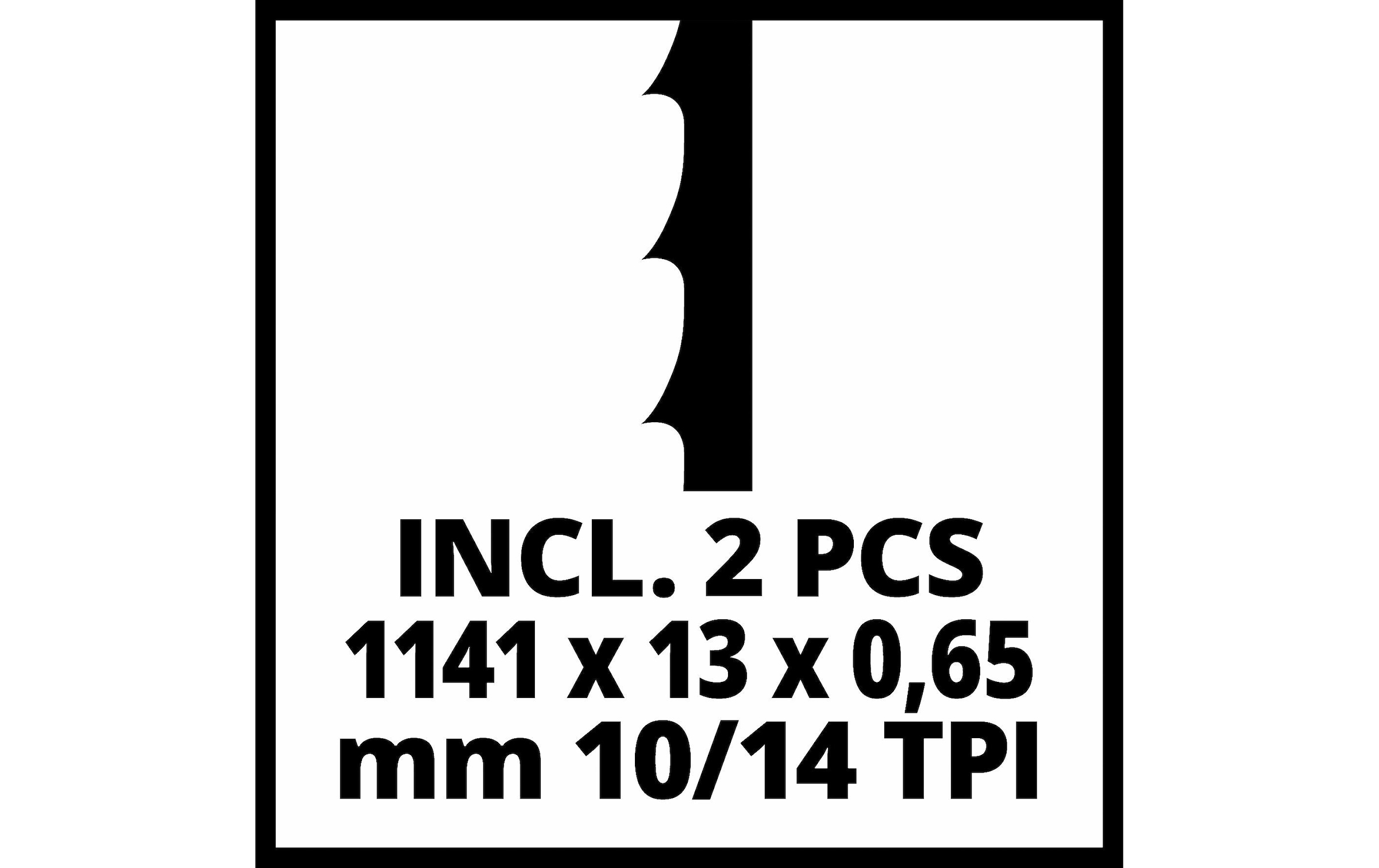 Einhell Bandsäge »TE-MB 18/127 U Li-Solo« Ausstattung: Ohne Akku & Ladegerät