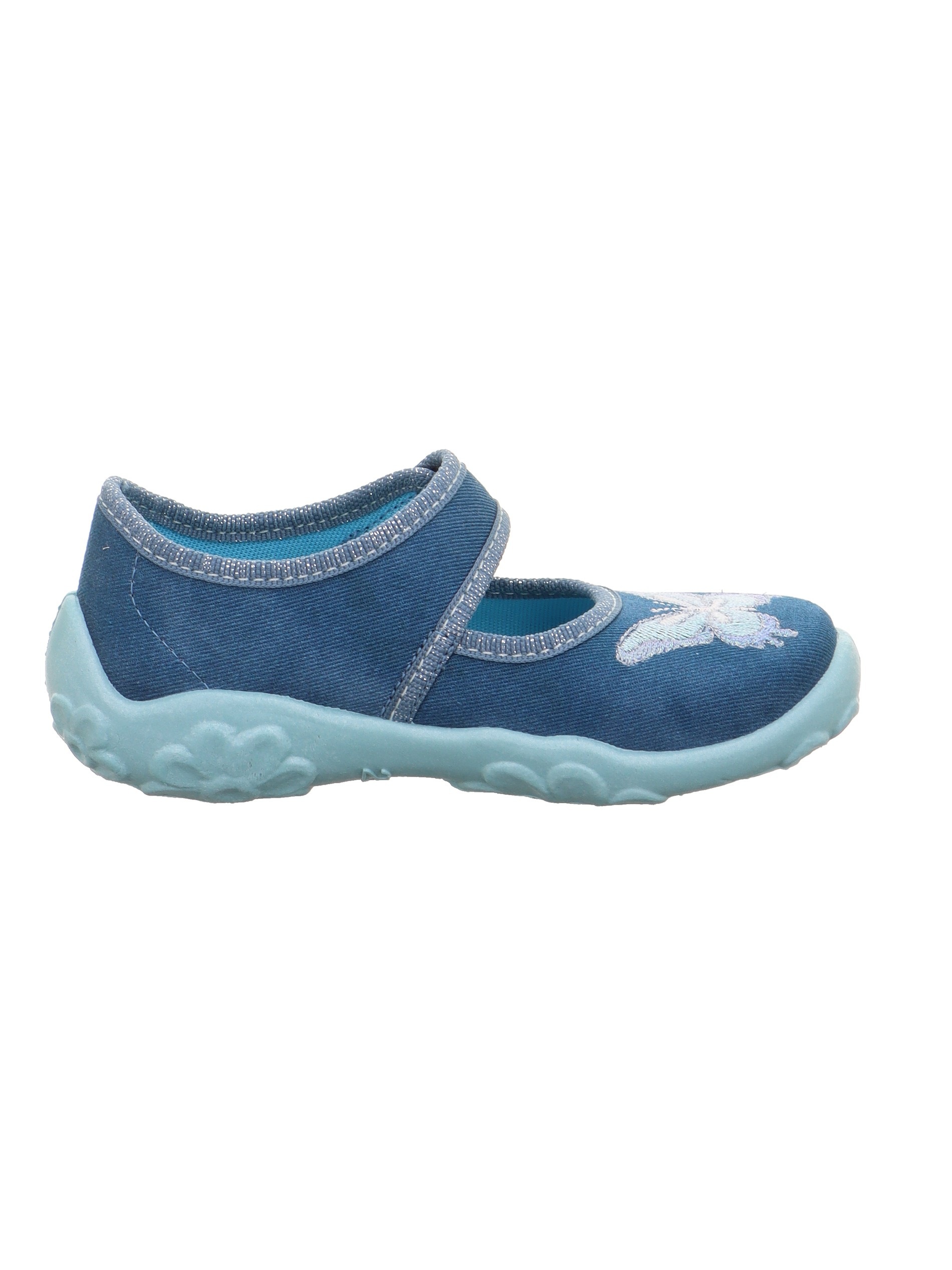 Superfit Hausschuh »BONNY, WMS: mittel«  Kindergartenschuh mit Klettverschluss, Grössenschablone zum Download