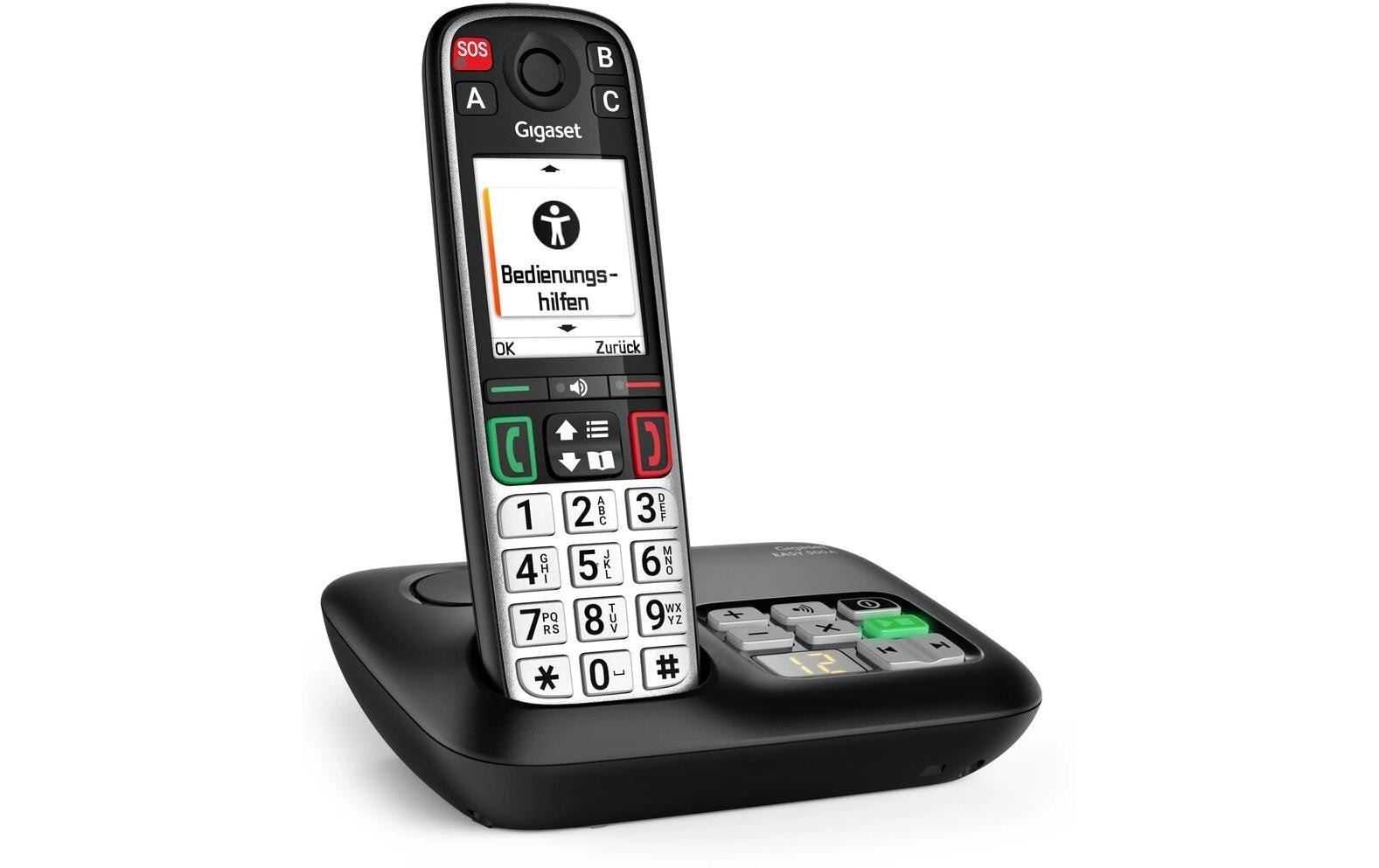 Gigaset Schnurloses DECT-Telefon »EASY 500A mit Anrufbeantworter« ( )