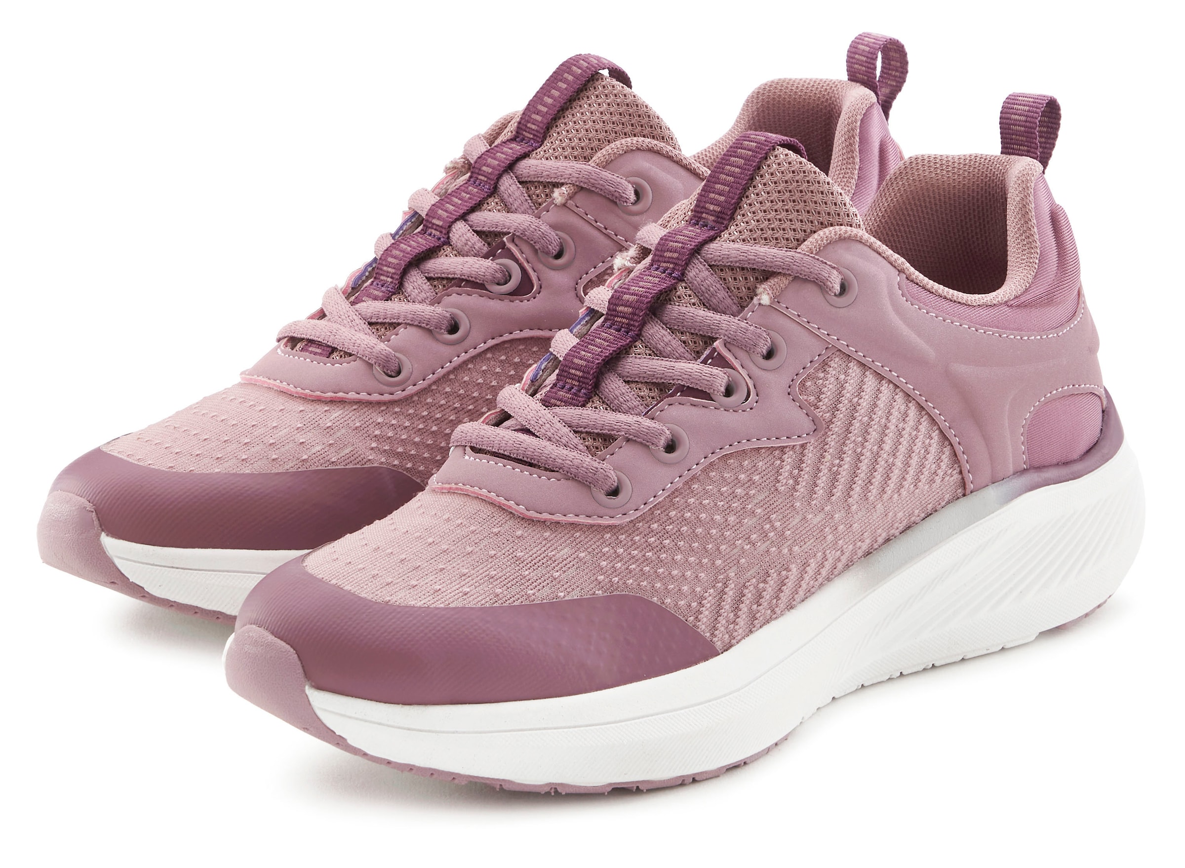 Image of LASCANA Sneaker "Turnschuhe," Freizeitschuh, Schnürhalbschuh mit herausnehmbarer Innensohle VEGAN