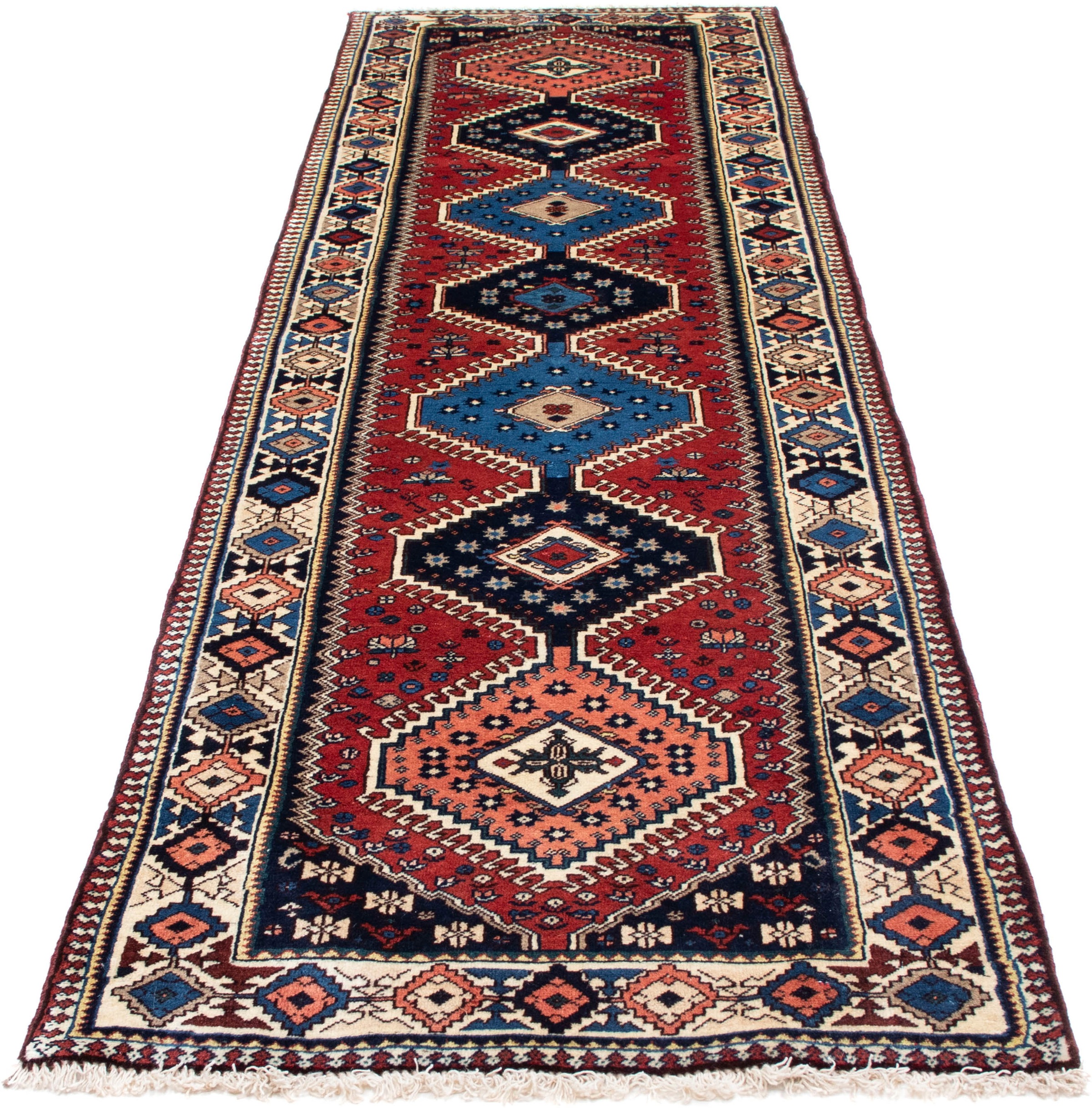 Image of morgenland Orientteppich »Perser - Nomadic - 284 x 81 cm - mehrfarbig«, rechteckig, 10 mm Höhe, Wohnzimmer, Handgeknüpft, Einzelstück mit Zertifikat bei Ackermann Versand Schweiz
