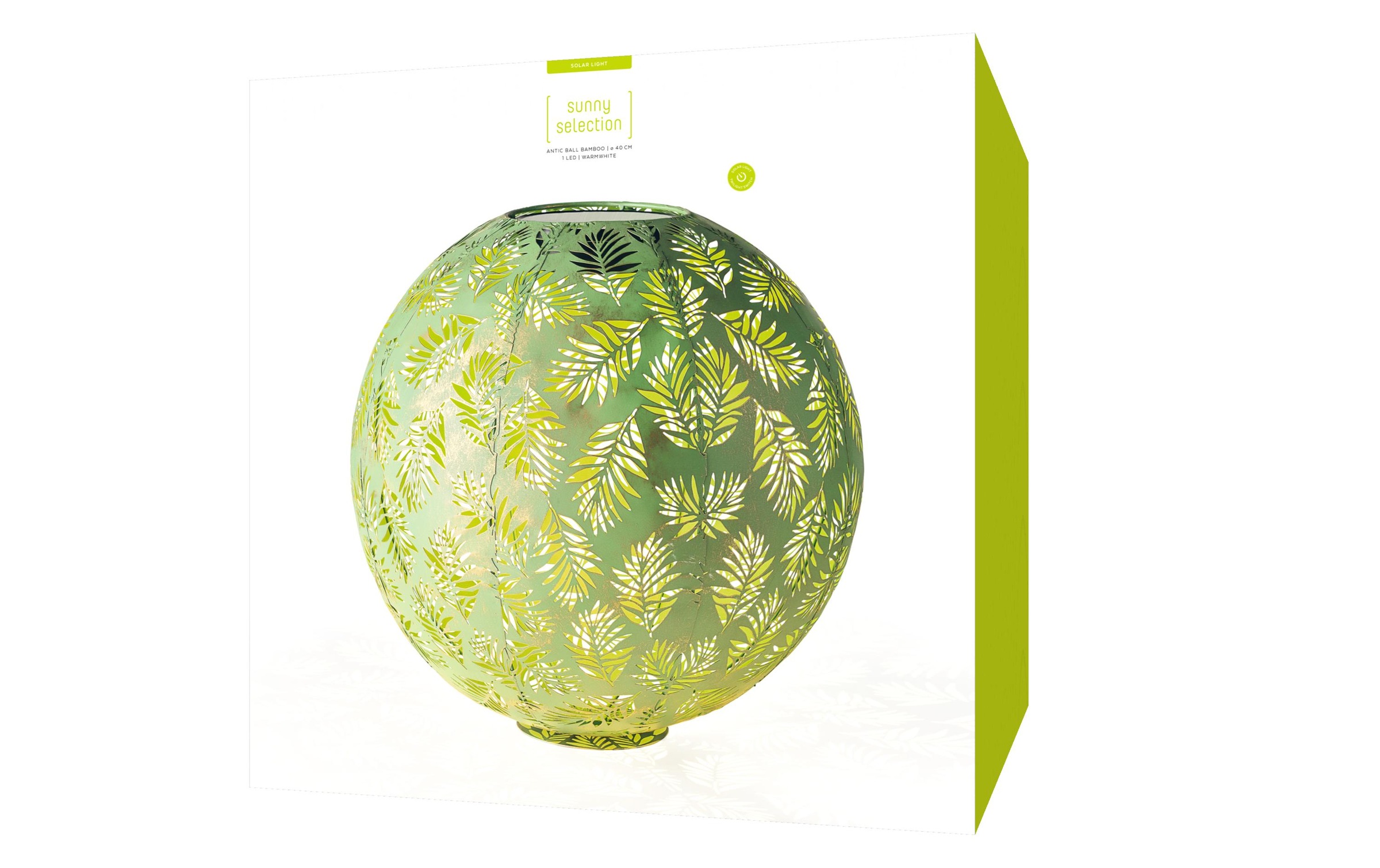 STT LED Gartenleuchte »Solar Antic Ball Bamboo«