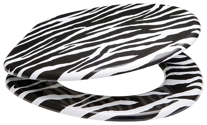 Sanilo WC-Sitz »Zebra Look«, mit Absenkautomatik