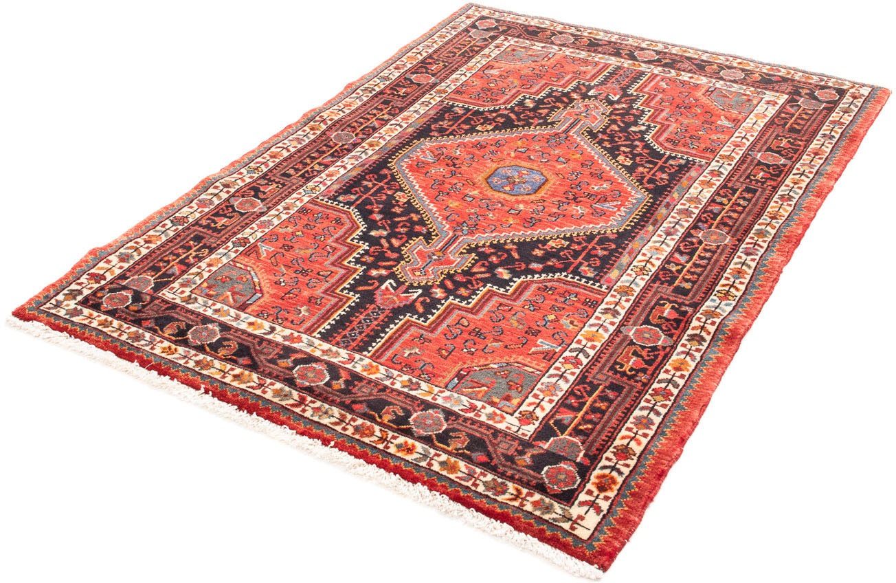 Image of morgenland Orientteppich »Perser - Nomadic - 160 x 115 cm - rot«, rechteckig, 10 mm Höhe, Wohnzimmer, Handgeknüpft, Einzelstück mit Zertifikat bei Ackermann Versand Schweiz