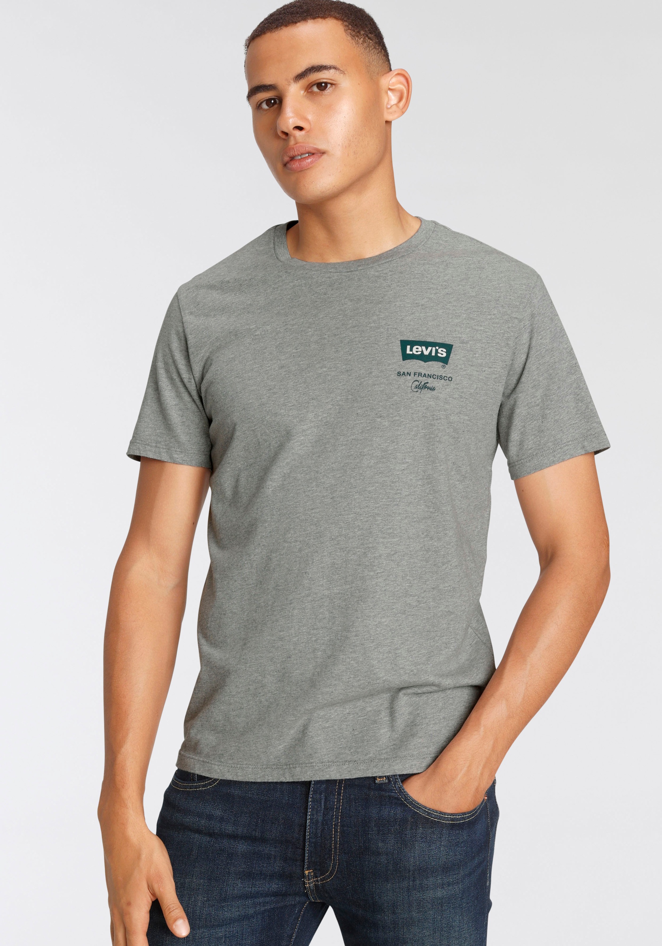 Image of Levi's® T-Shirt »HOUSEMARK GRAPHIC TEE«, mit kleinem Batwing-Logo bei Ackermann Versand Schweiz