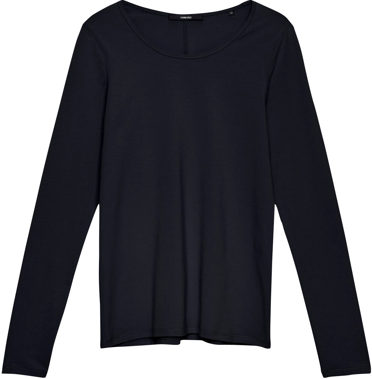 Image of someday Langarmshirt »Kalia«, in klassischer Basic-Form bei Ackermann Versand Schweiz