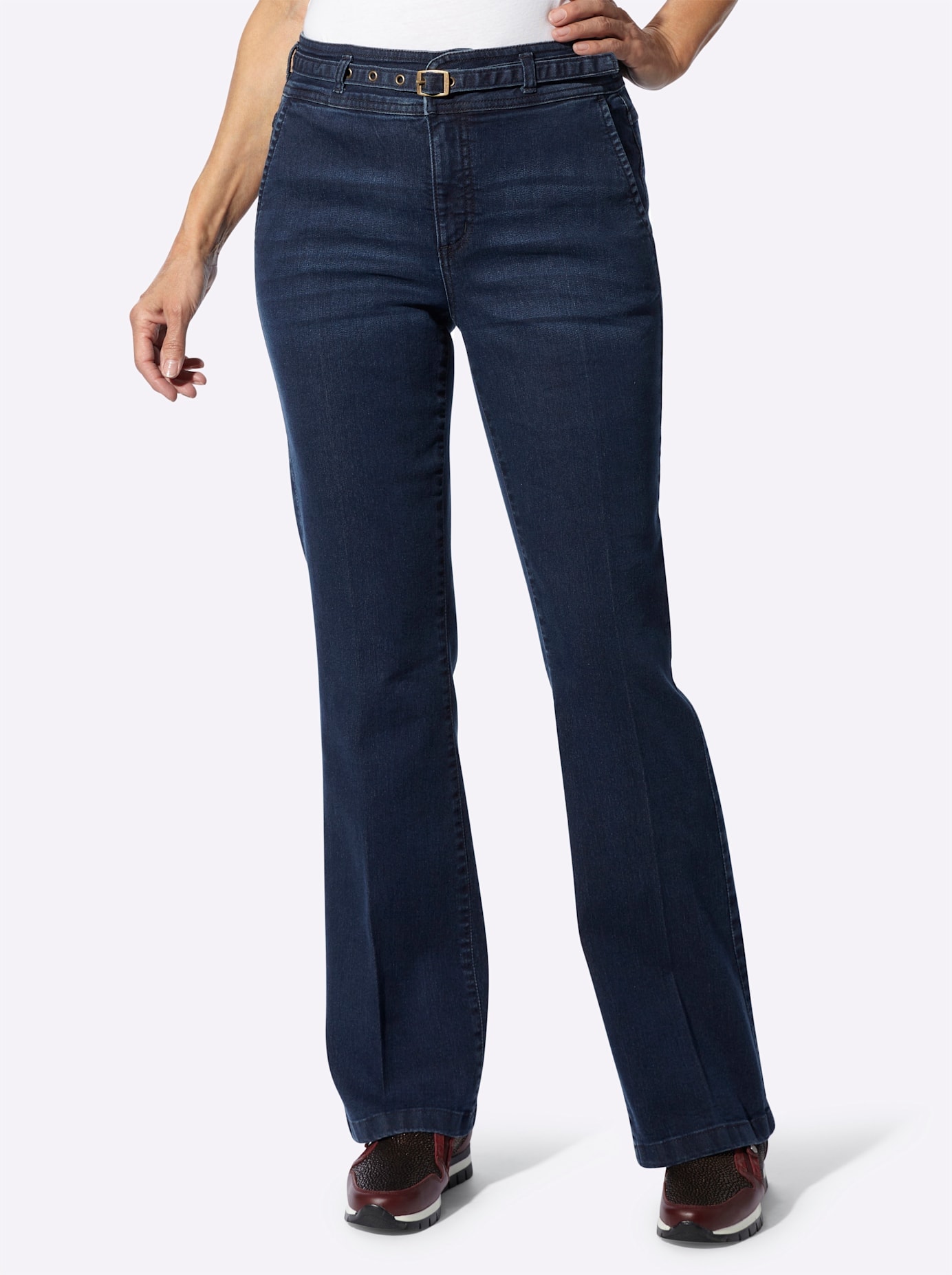 Image of Classic Basics Bootcut-Jeans 1