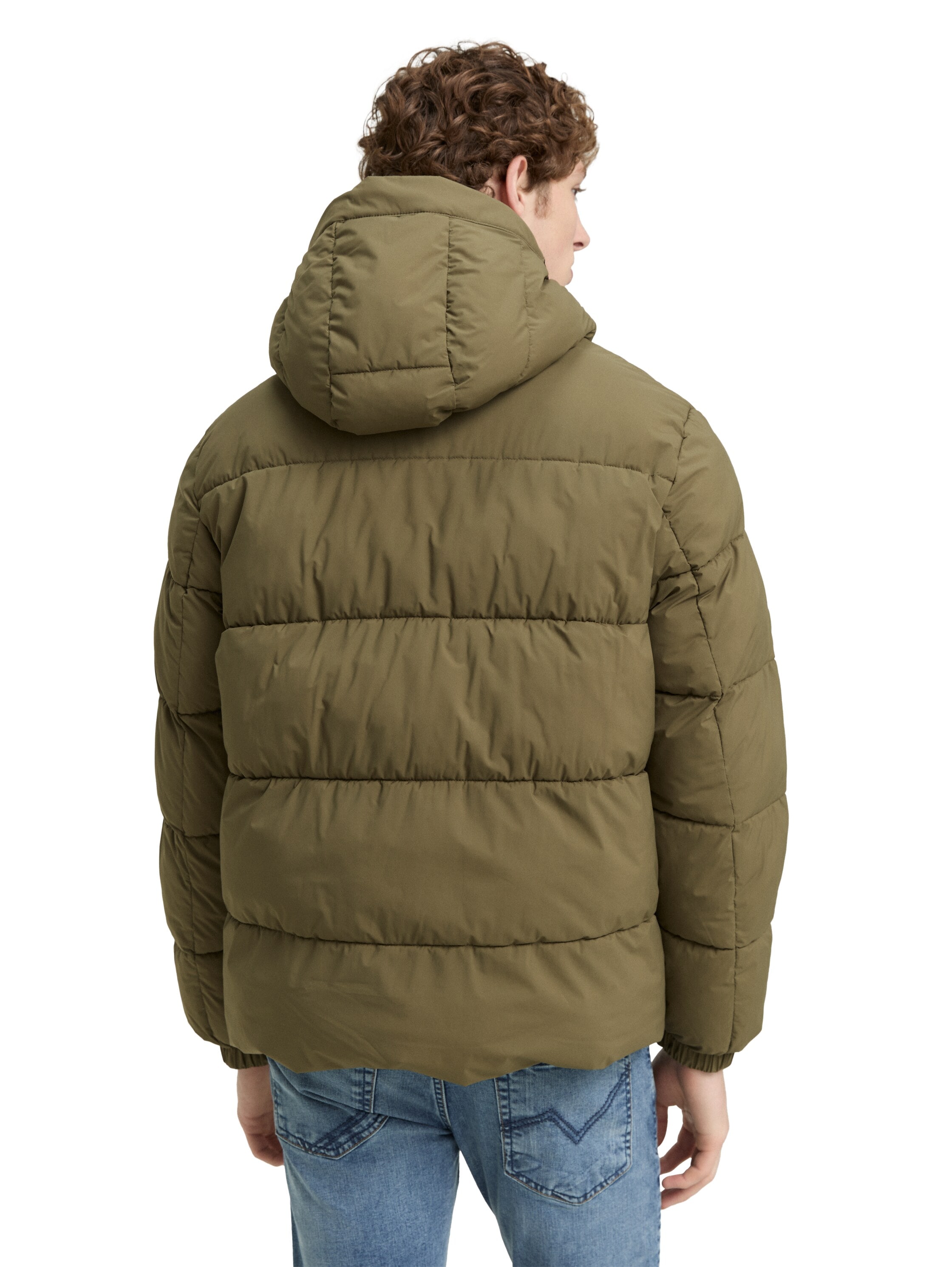 TOM TAILOR Denim Veste matelassée mit Kapuze mit Kapuze