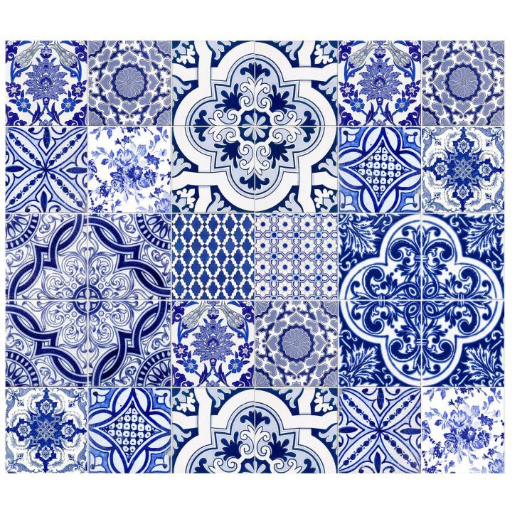 Image of Wall-Art Herd-Abdeckplatte »Küche Herdabdeckplatte Portugal«, (Set, 2 tlg.) bei Ackermann Versand Schweiz