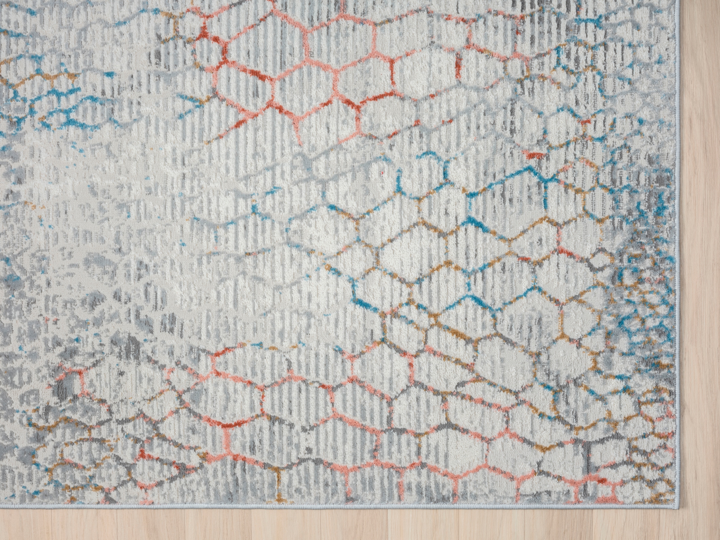 GOODproduct Teppich »Jaxyn« rechteckig 8 mm Höhe Kurzflor, modernes Design, pflegeleicht, Wohnzimmer