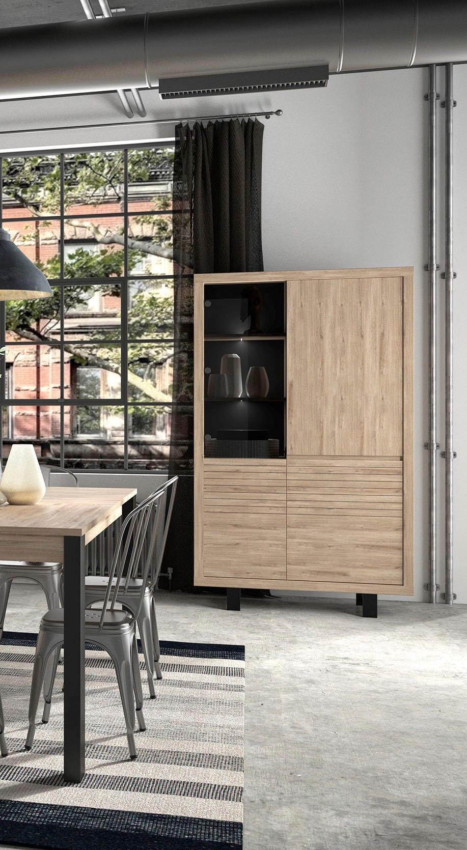 Image of Gami Highboard »Clay«, mit dekorativen 3D-Elementen bei Ackermann Versand Schweiz