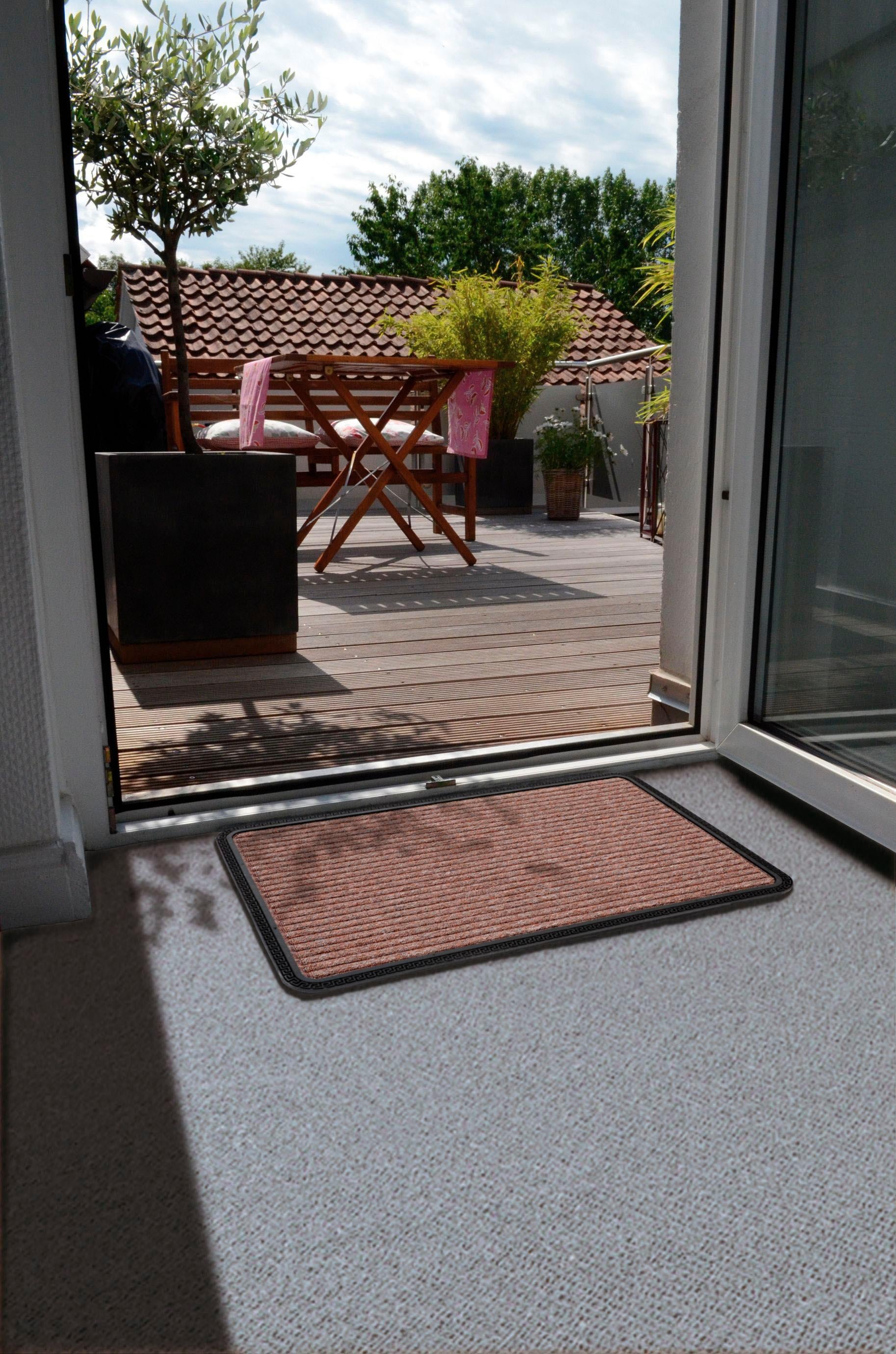 ASTRA Fussmatte »Border Star 1« rechteckig 8 mm Höhe Türmatte, Schmutzfangmatte, In -und Outdoor geeignet