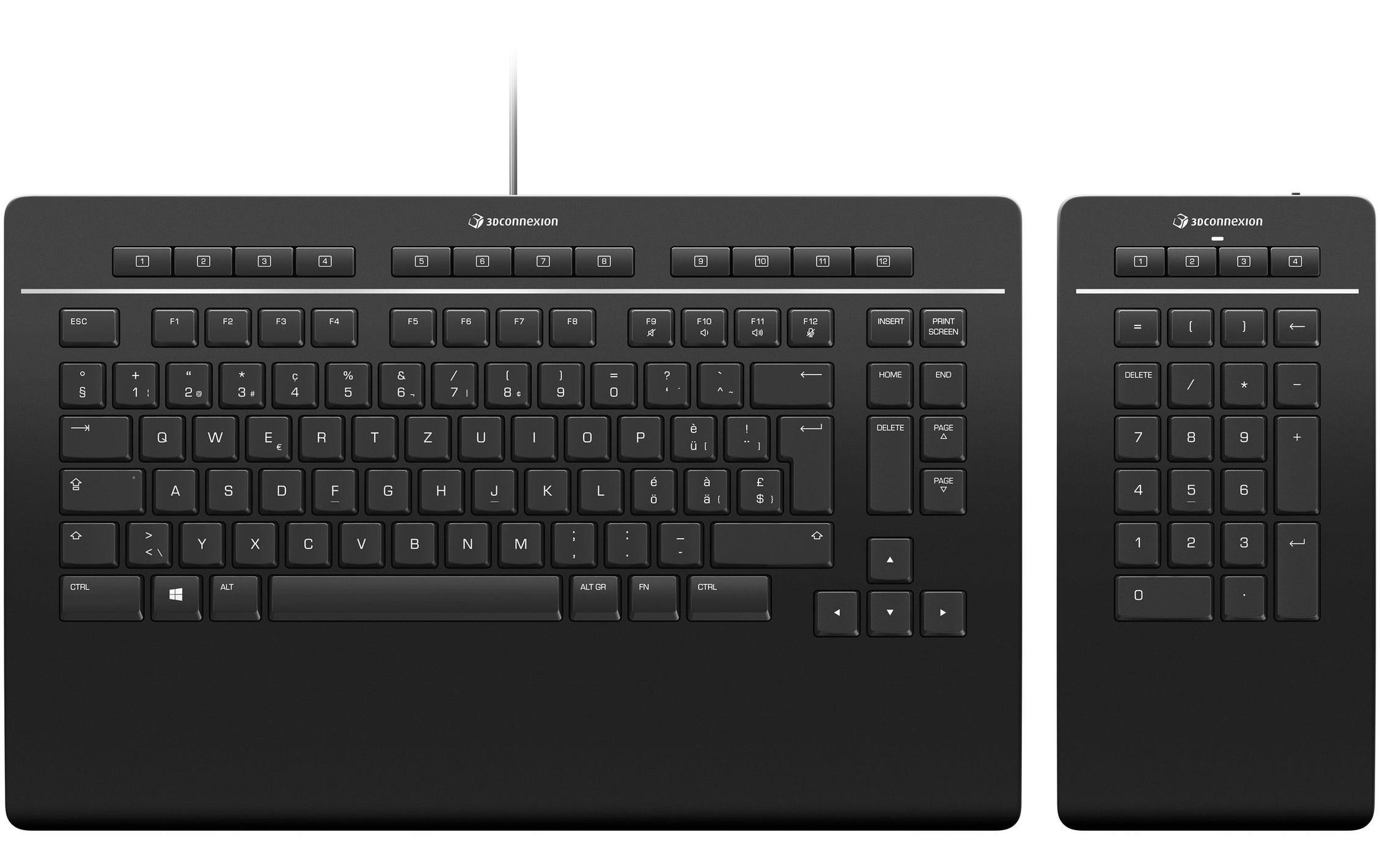 Image of 3DConnexion Tastatur "Pro mit Numpad" (Ziffernblock)