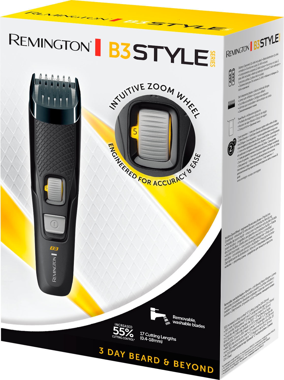 Remington Haar- und Bartschneider »Series MB3000« 1 Aufsätze mit Längeneinstellrad