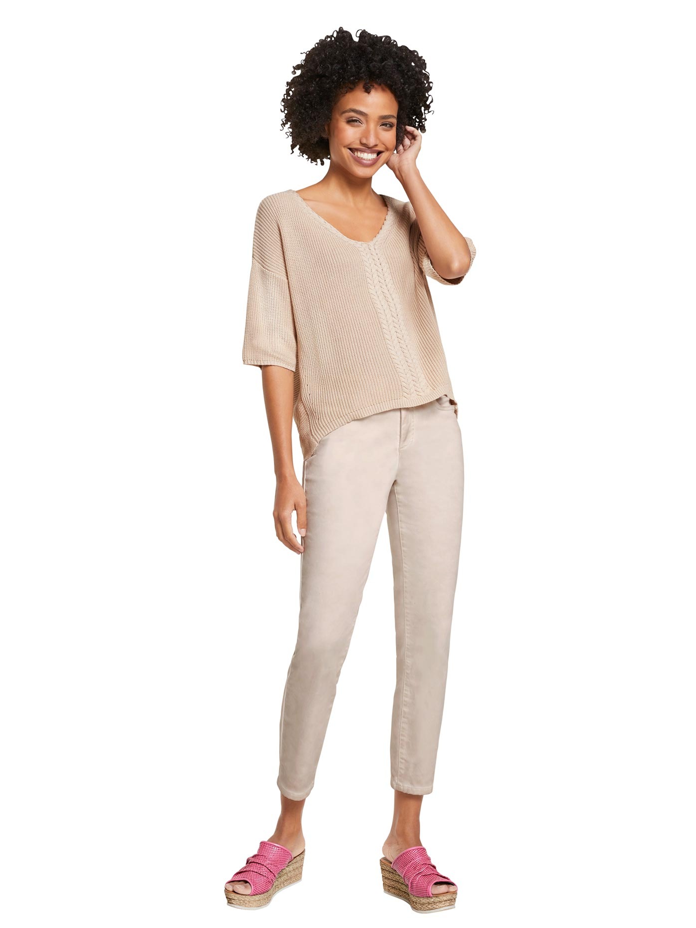 Image of LINEA TESINI by Heine V-Ausschnitt-Pullover »Pullover« bei Ackermann Versand Schweiz