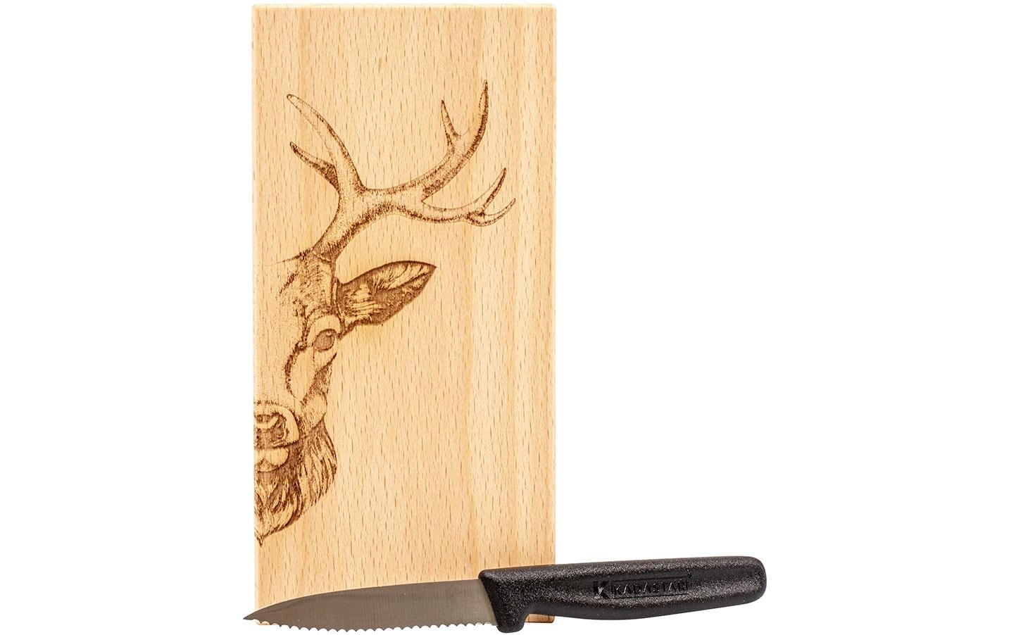 Image of Schneidebrett "Hirsch 9 cm x 18,5 cm"