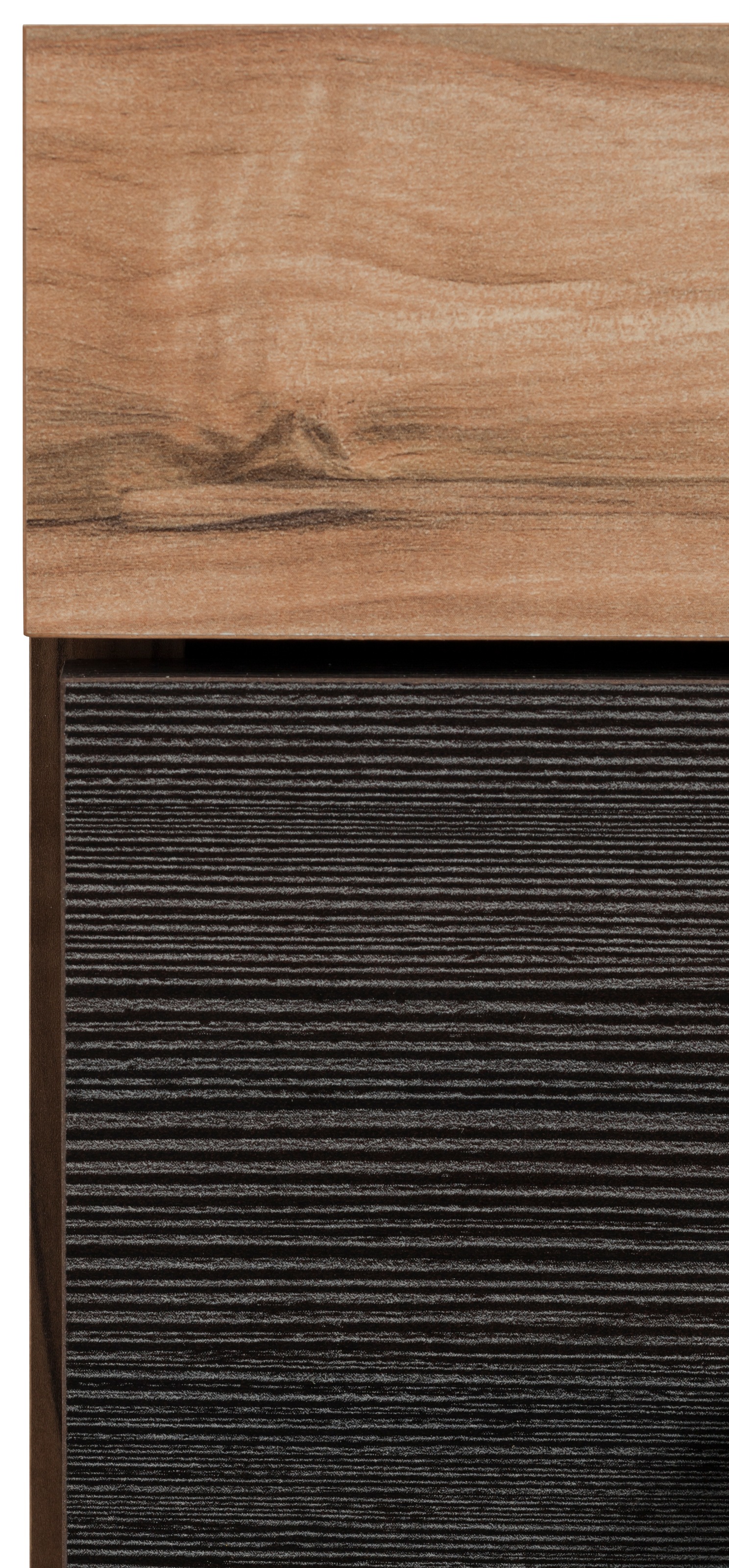 welltime Unterschrank »Carcassonne«, Badschrank mit Rahmenoptik in Holztönen - Masse (B/T/H) 36/31/81 cm