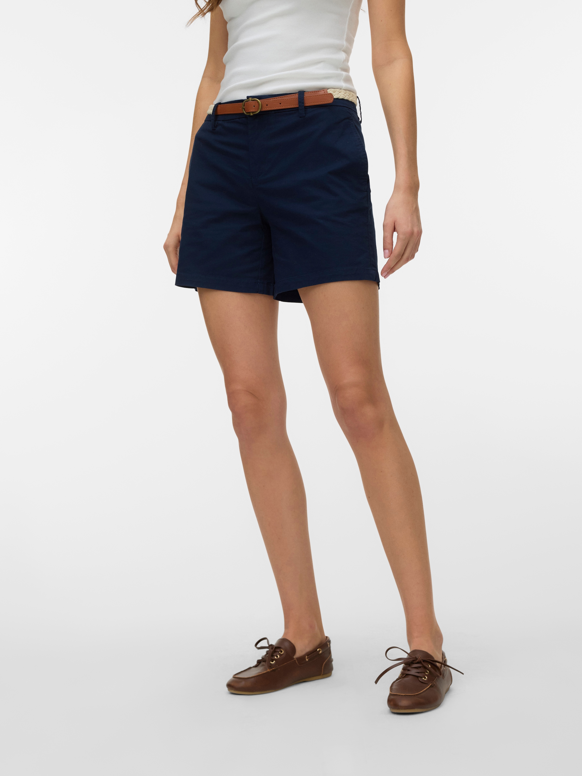 Image of Vero Moda Chinoshorts "VMFIEBY MW TAPERED CHINO SHORT SHORTS" Baumwollmischung