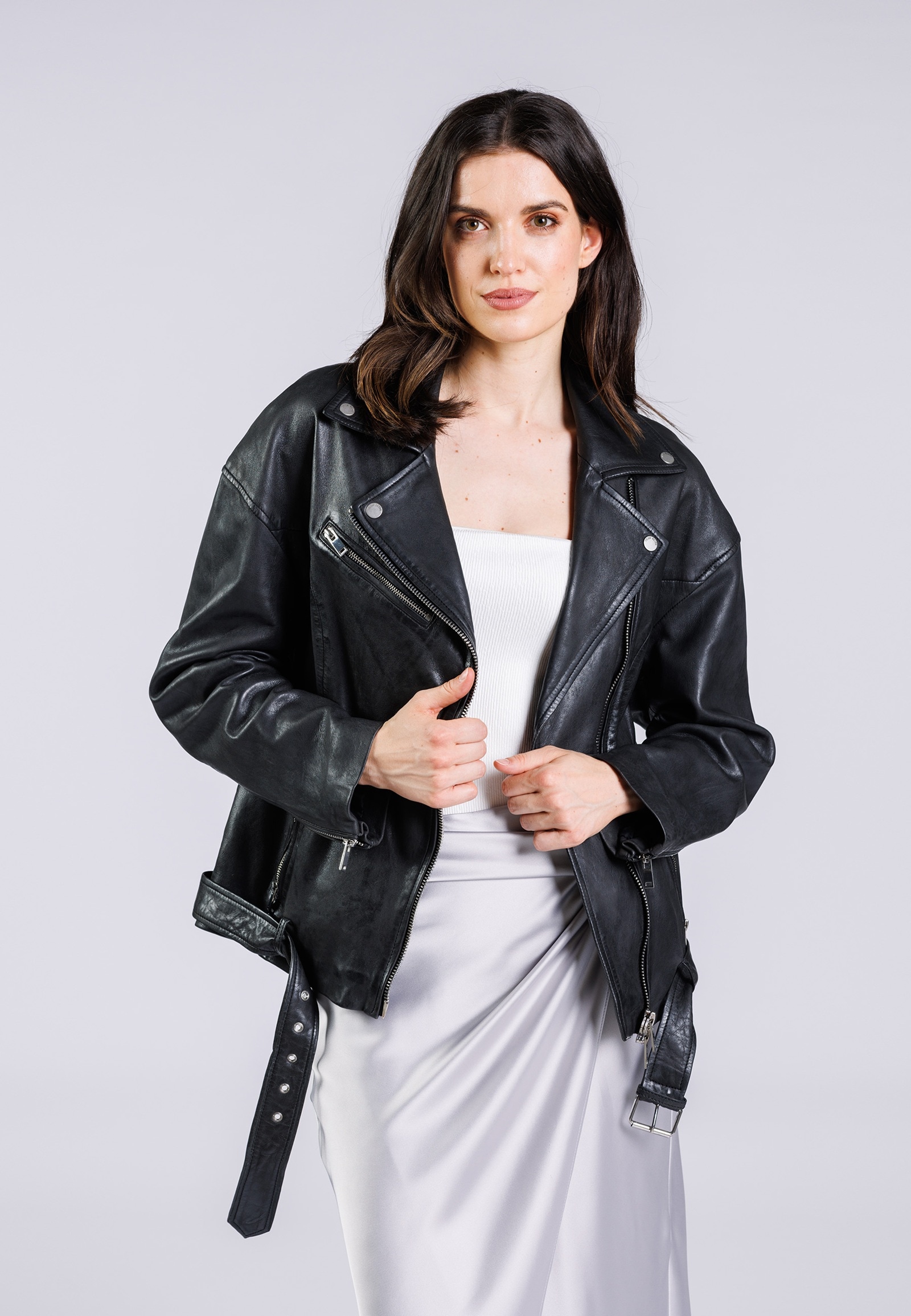 Image of Freaky Nation Lederjacke "Anuk-FN"
