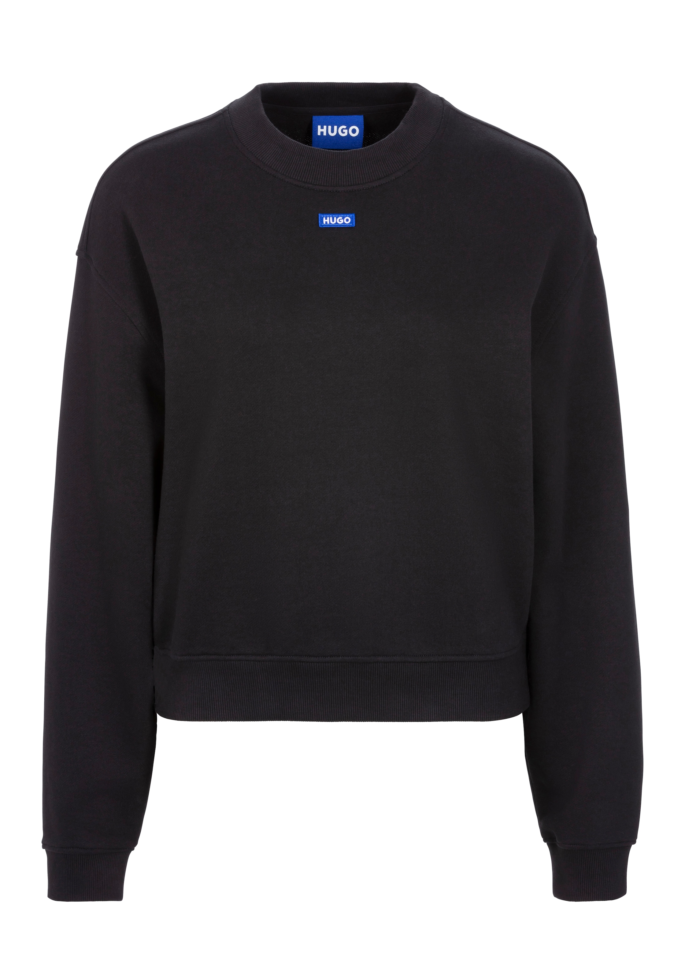 HUGO Blue Sweatshirt »Delessa«, mit Logoaufnäher