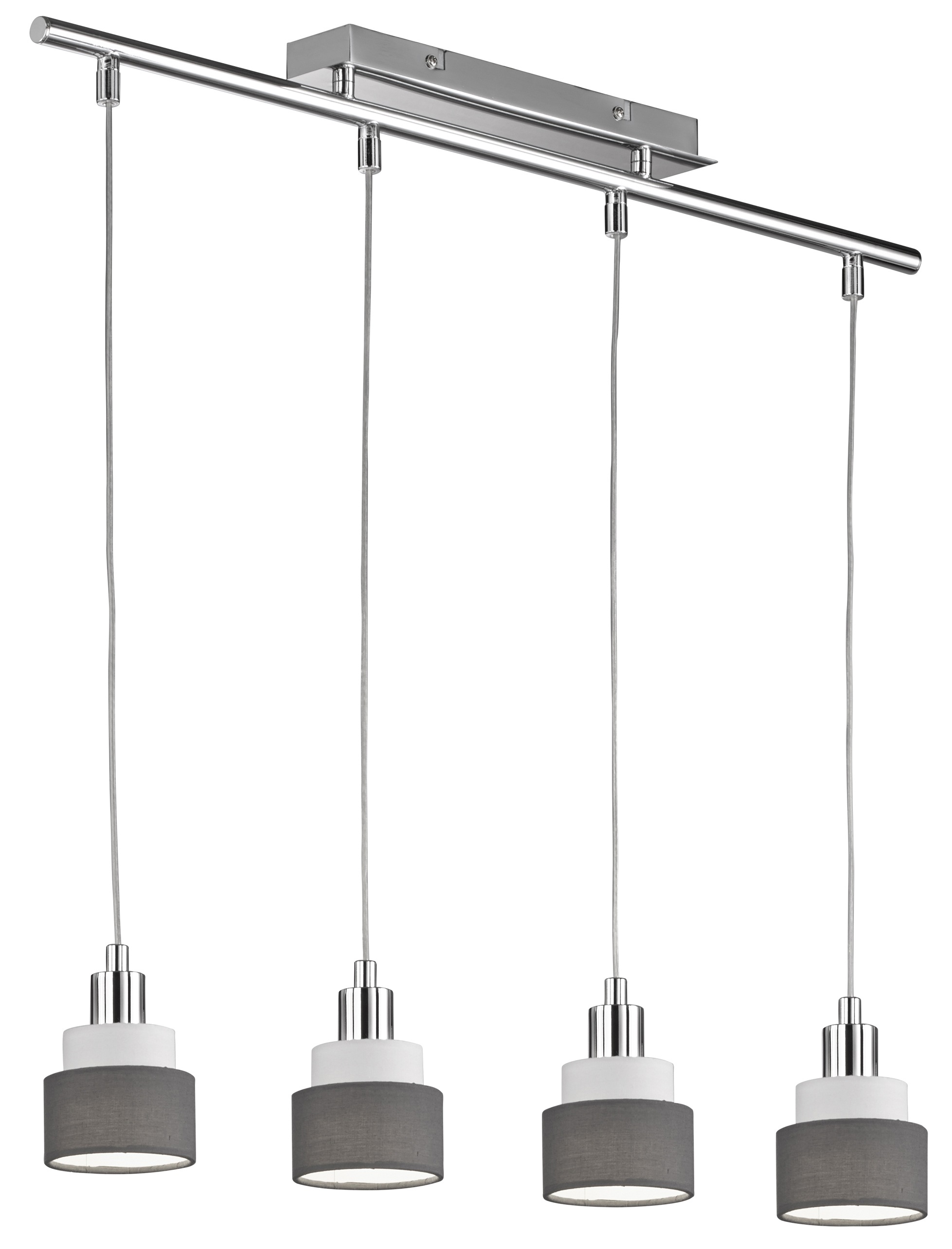 Image of WOFI Pendelleuchte »NAPLES«, E14, 1 St., einfarbiger Stoffschirm bei Ackermann Versand Schweiz
