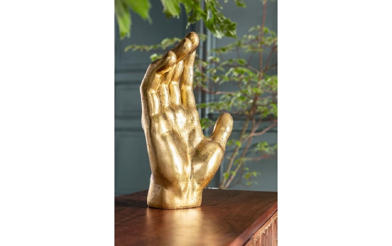 Kare Design Dekofigur »Kare Hand Goldfarben«