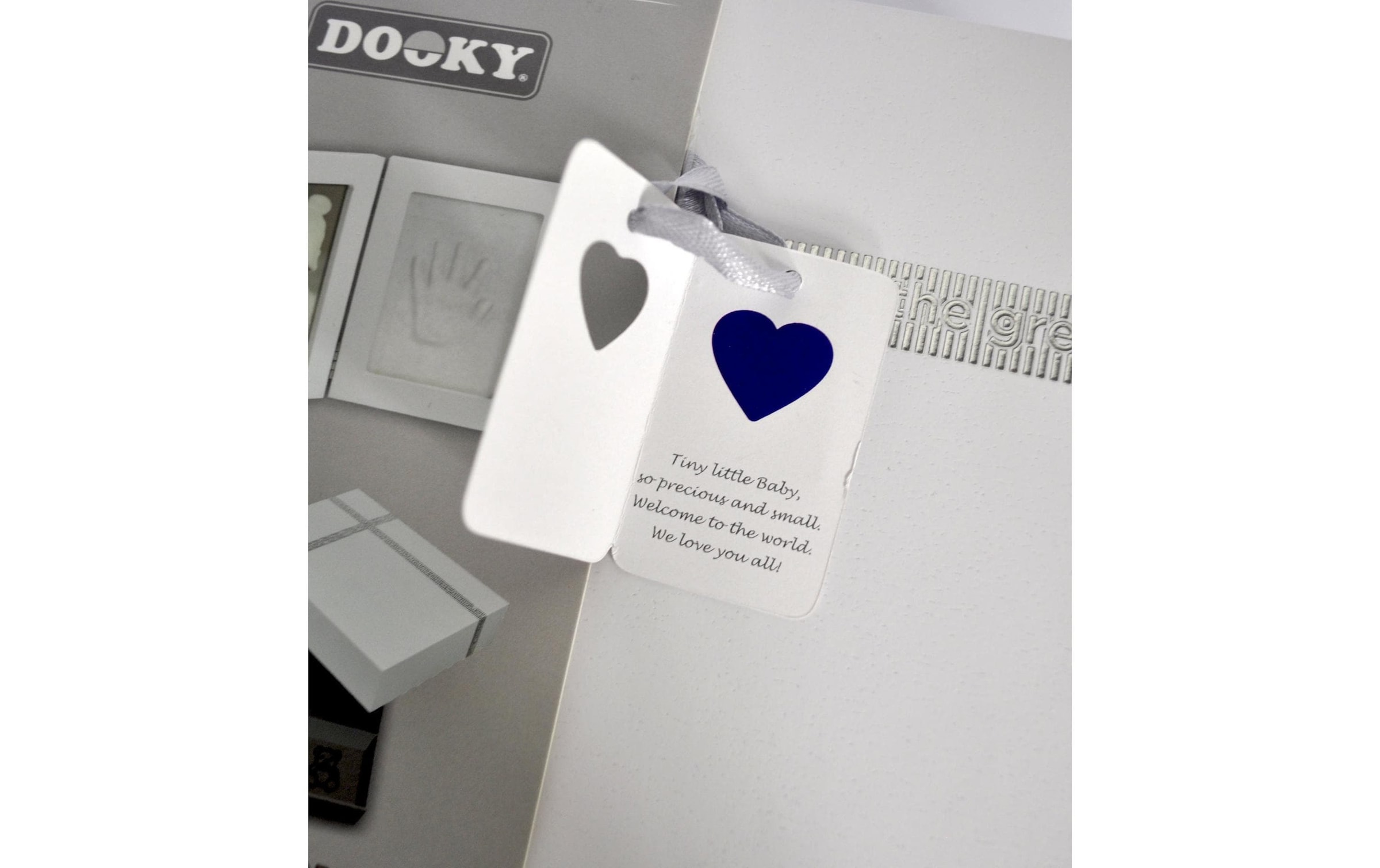 Dooky Set créatif »Medaillonabdruck und Erinnerungsbox Rund, 16,5 x 24 x 5,2 cm«