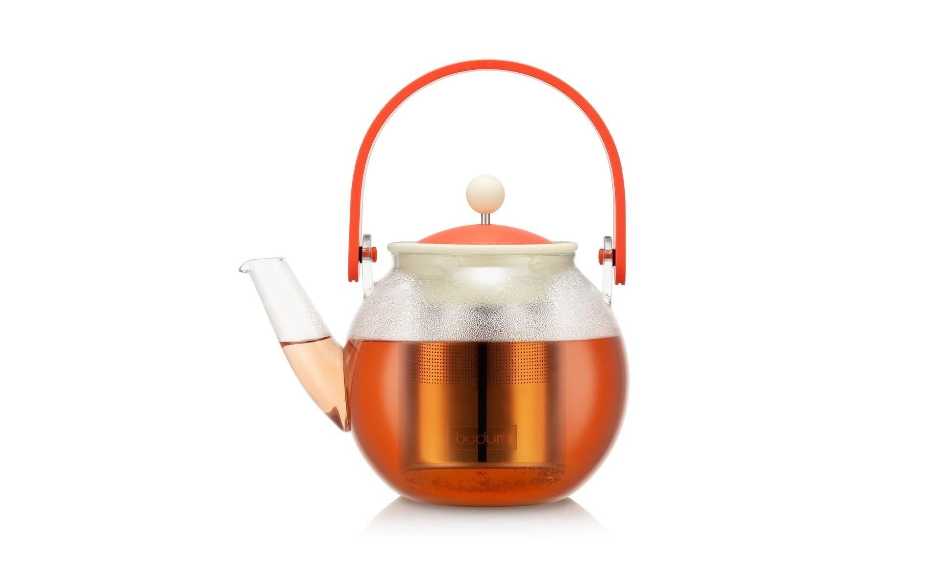 Image of Bodum Teebereiter "Assam 1 l" Teebereiter mit Edelstahlfilter und Bambus Henkel